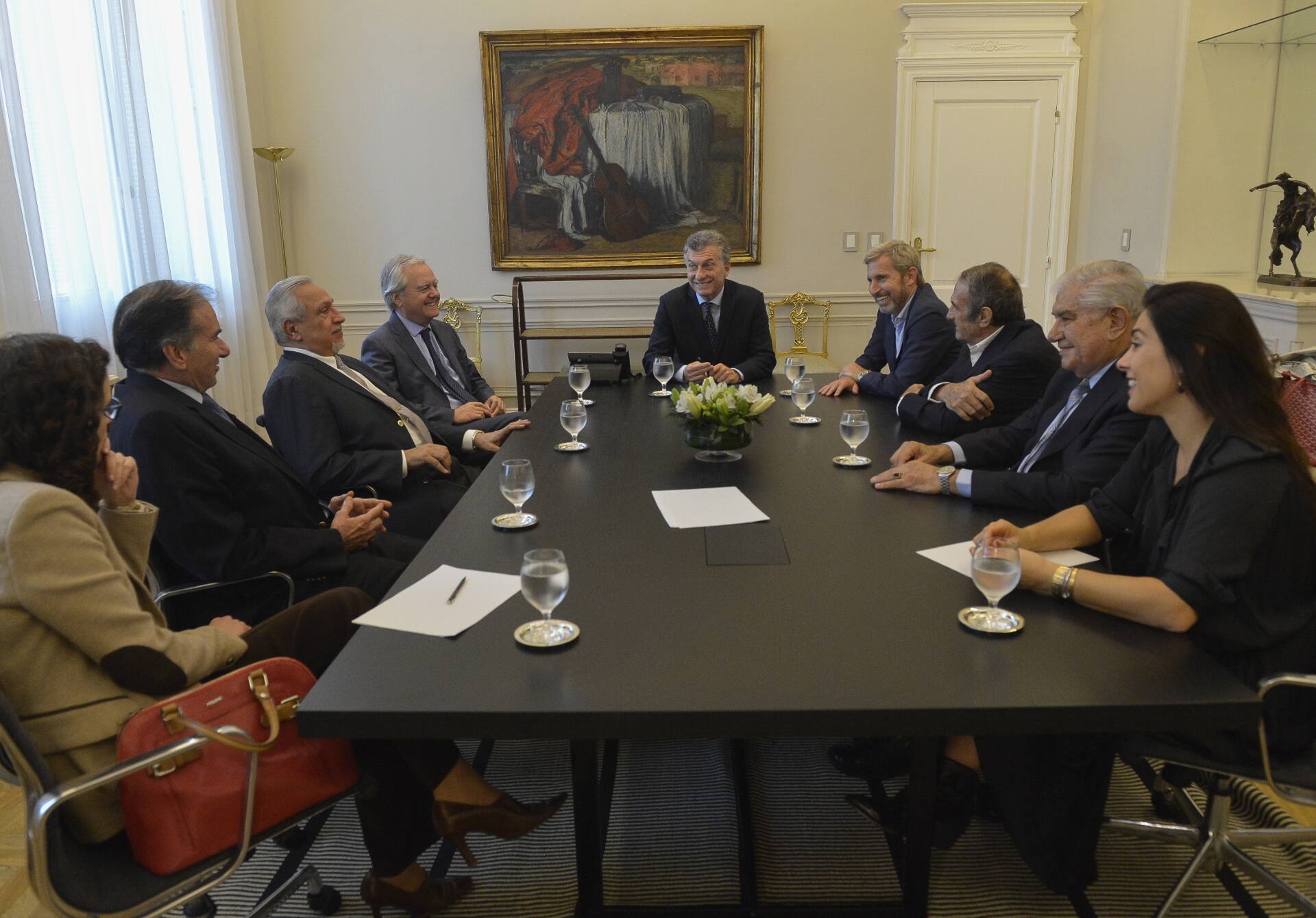 El presidente Macri recibió a senadores nacionales