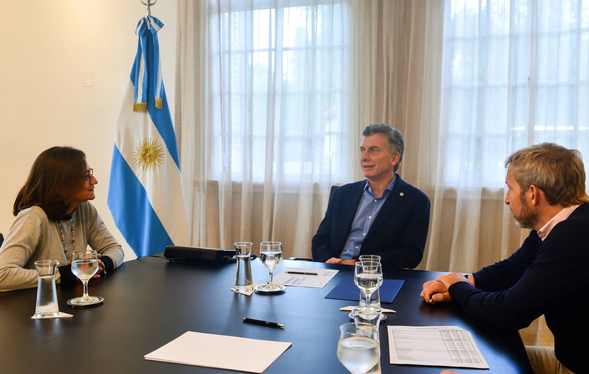 El presidente Macri recibió a Corpacci y a Weretilneck