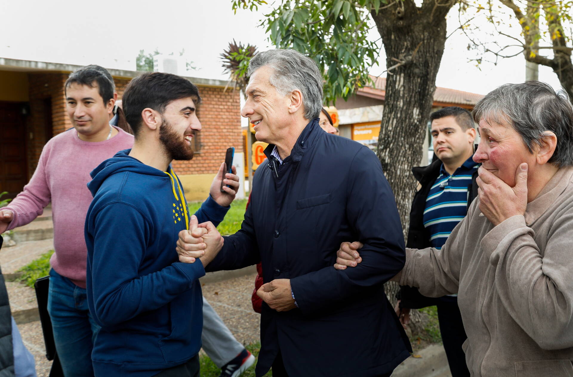 El Presidente visitó la localidad de Miramar en Córdoba