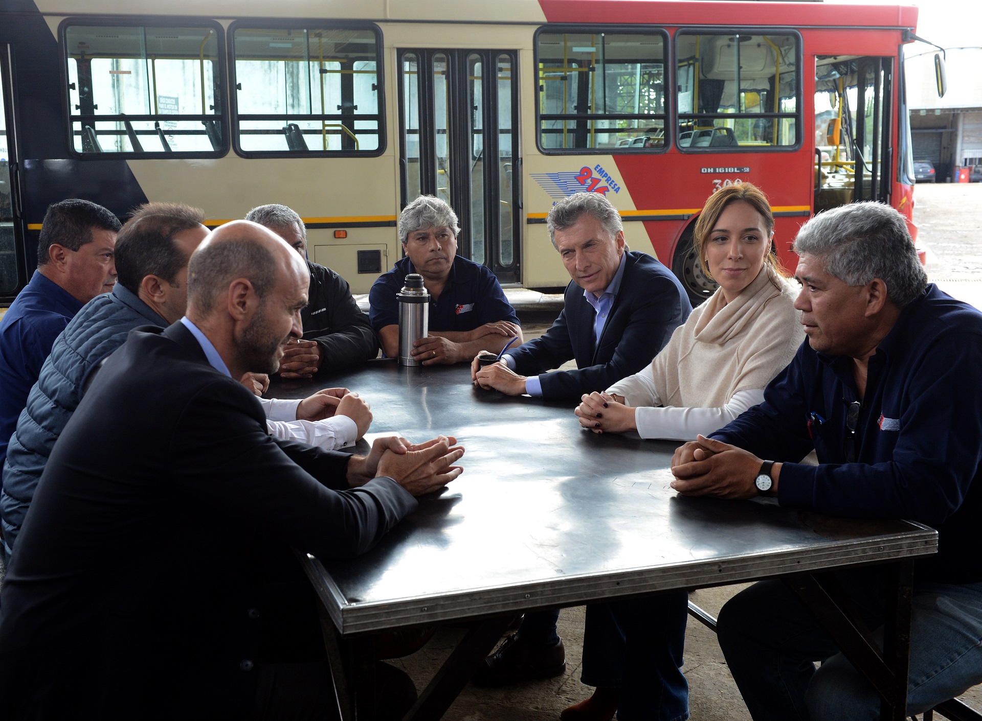 El Presidente anunció la ampliación de la red de metrobus en el Gran Buenos Aires