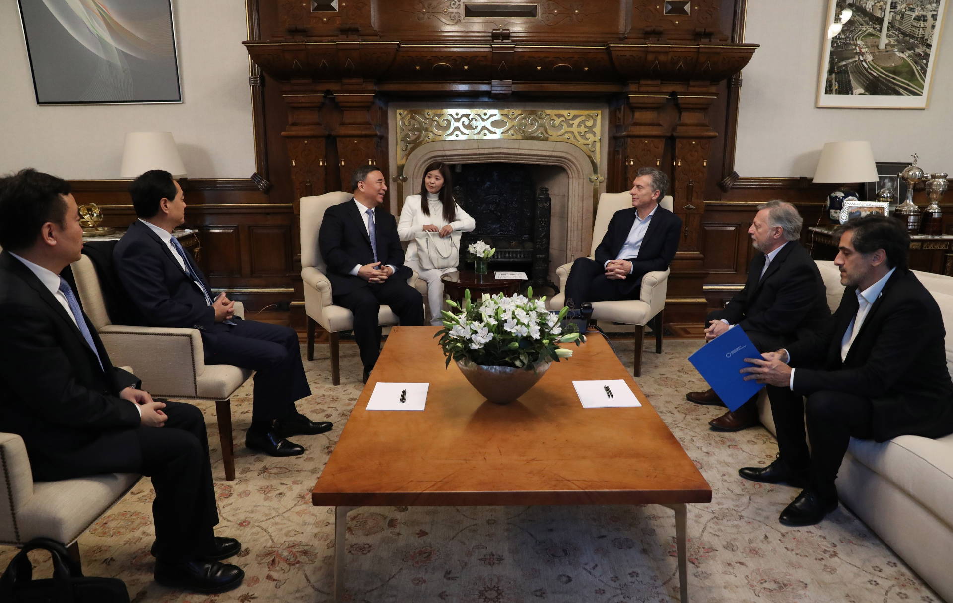 El Presidente recibió  ejecutivos de un importante consorcio chino que estudia inversiones en Sudamérica