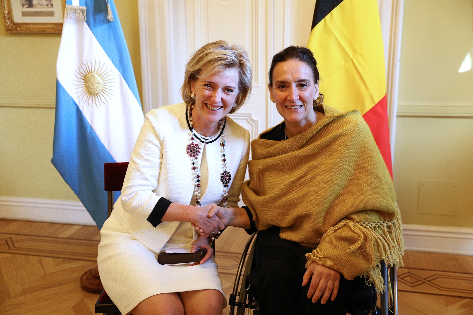 La Vicepresidenta recibió a la Princesa Astrid de Bélgica