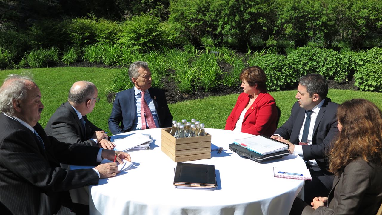 Macri mantuvo un encuentro con la directora ejecutiva del Banco Mundial