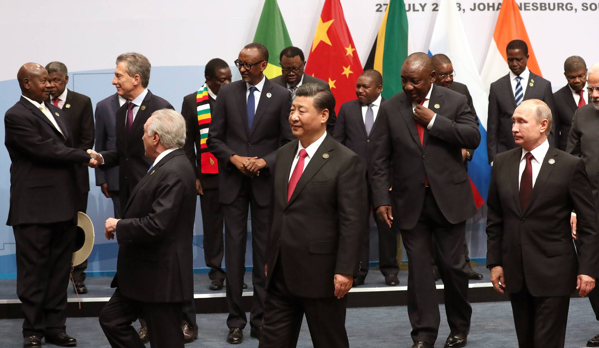 El presidente Macri participó en la décima cumbre del BRICS