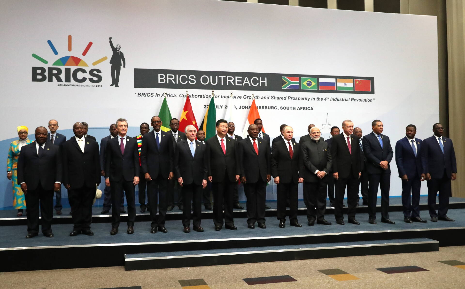 El presidente Macri participó en la décima cumbre del BRICS