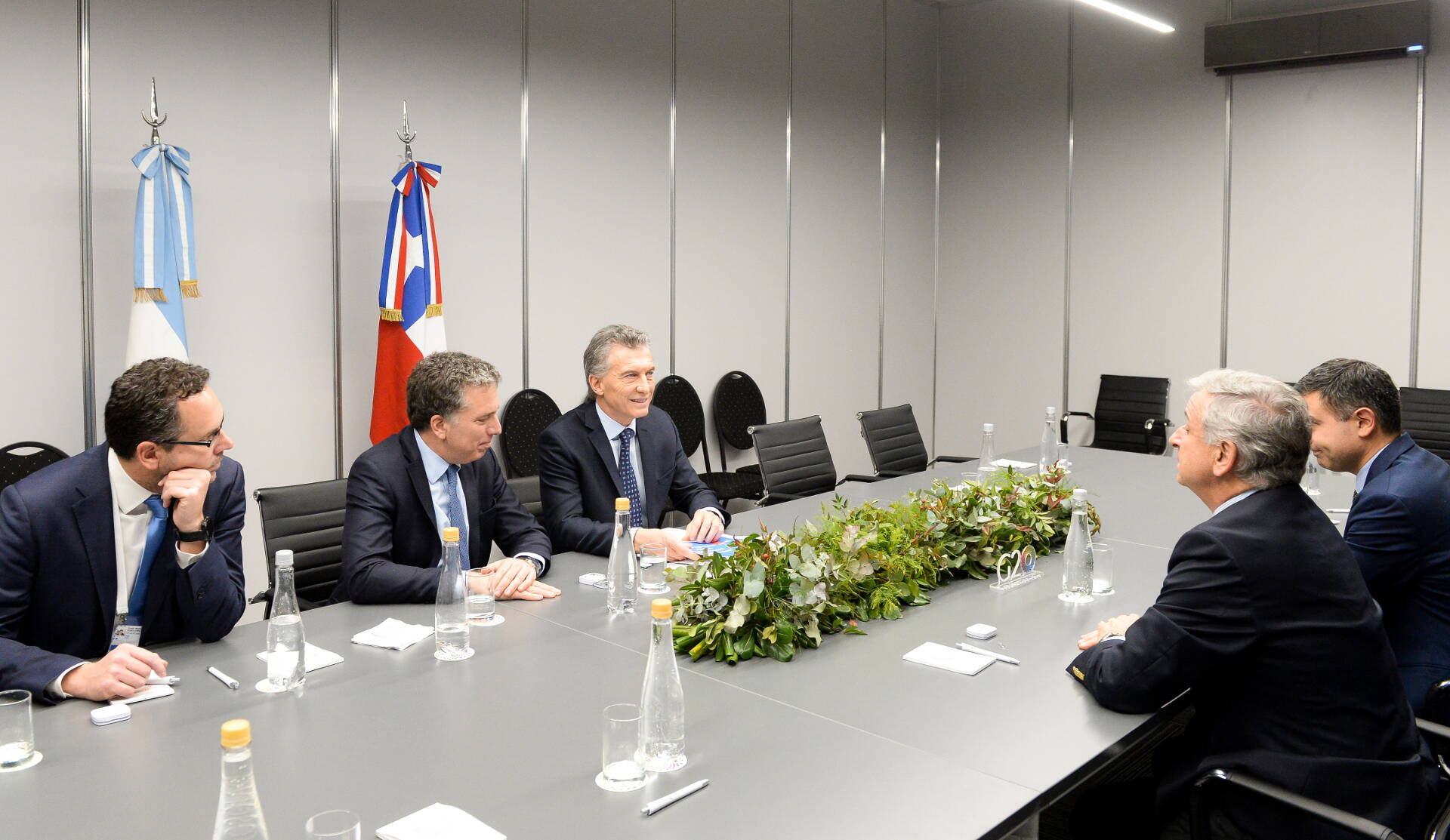 El Presidente recibió al ministro de Hacienda de Chile