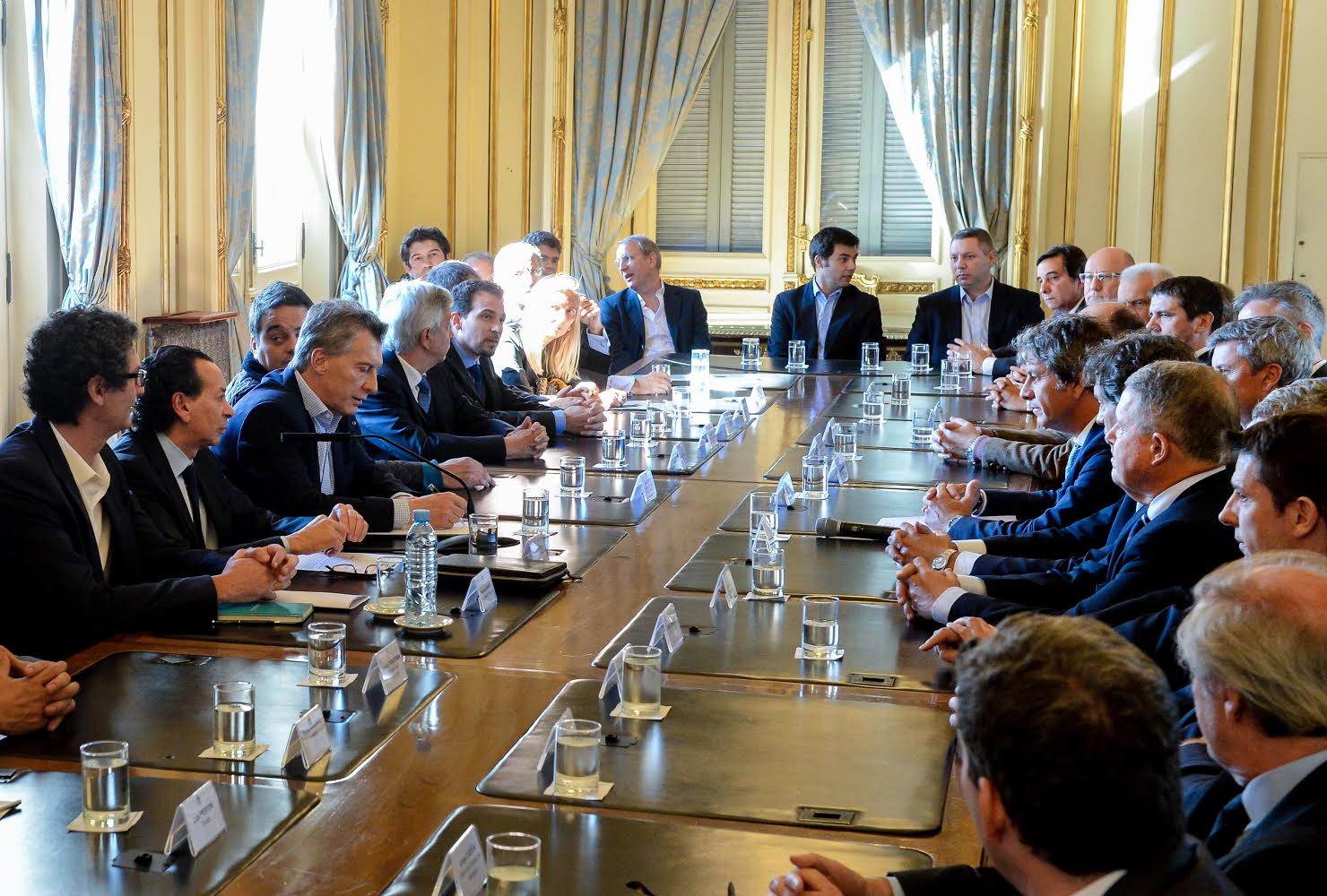 El presidente Macri recibió a directivos de compañías de seguros