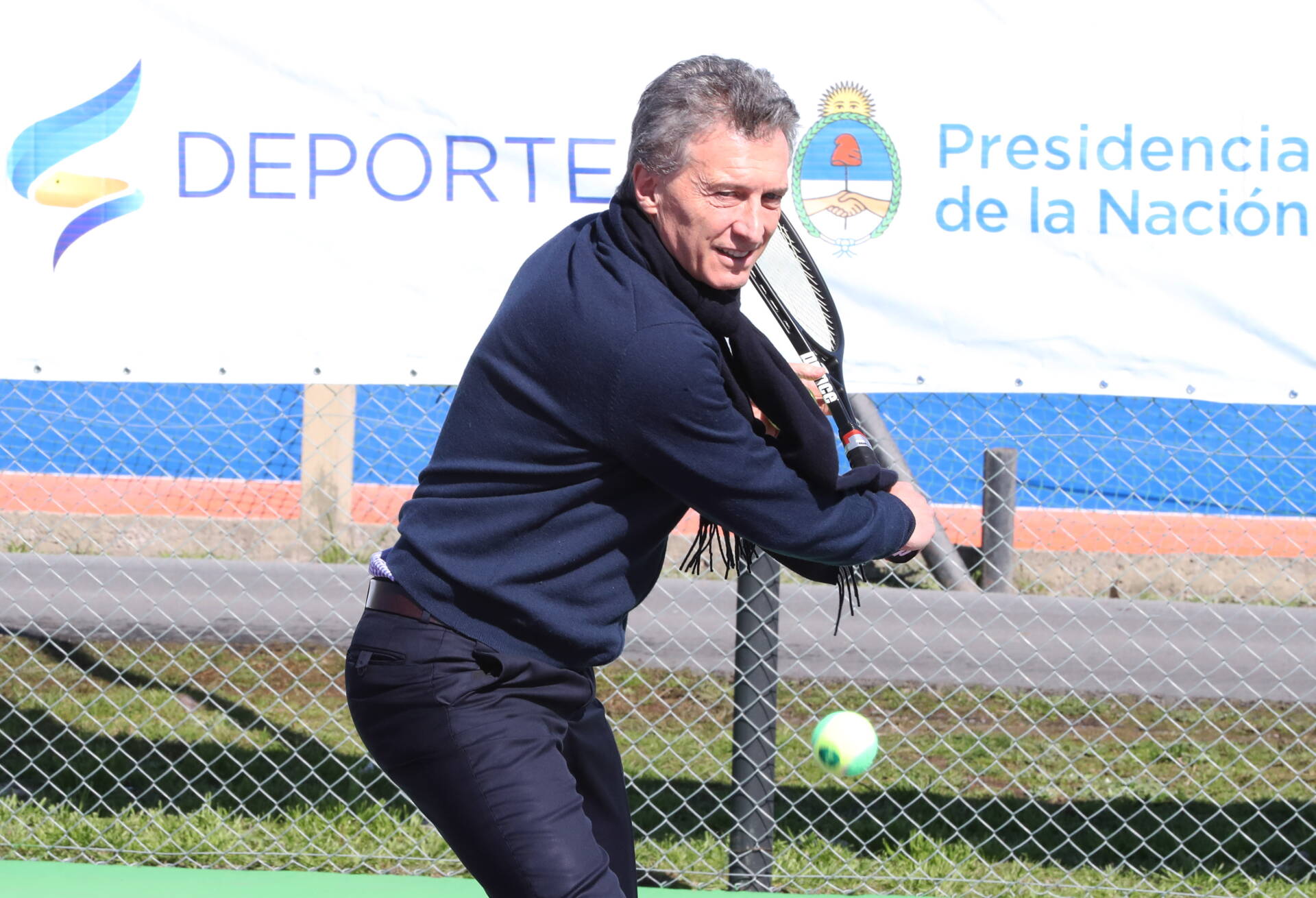 El presidente Macri mantuvo un encuentro con tenistas en el Cenard