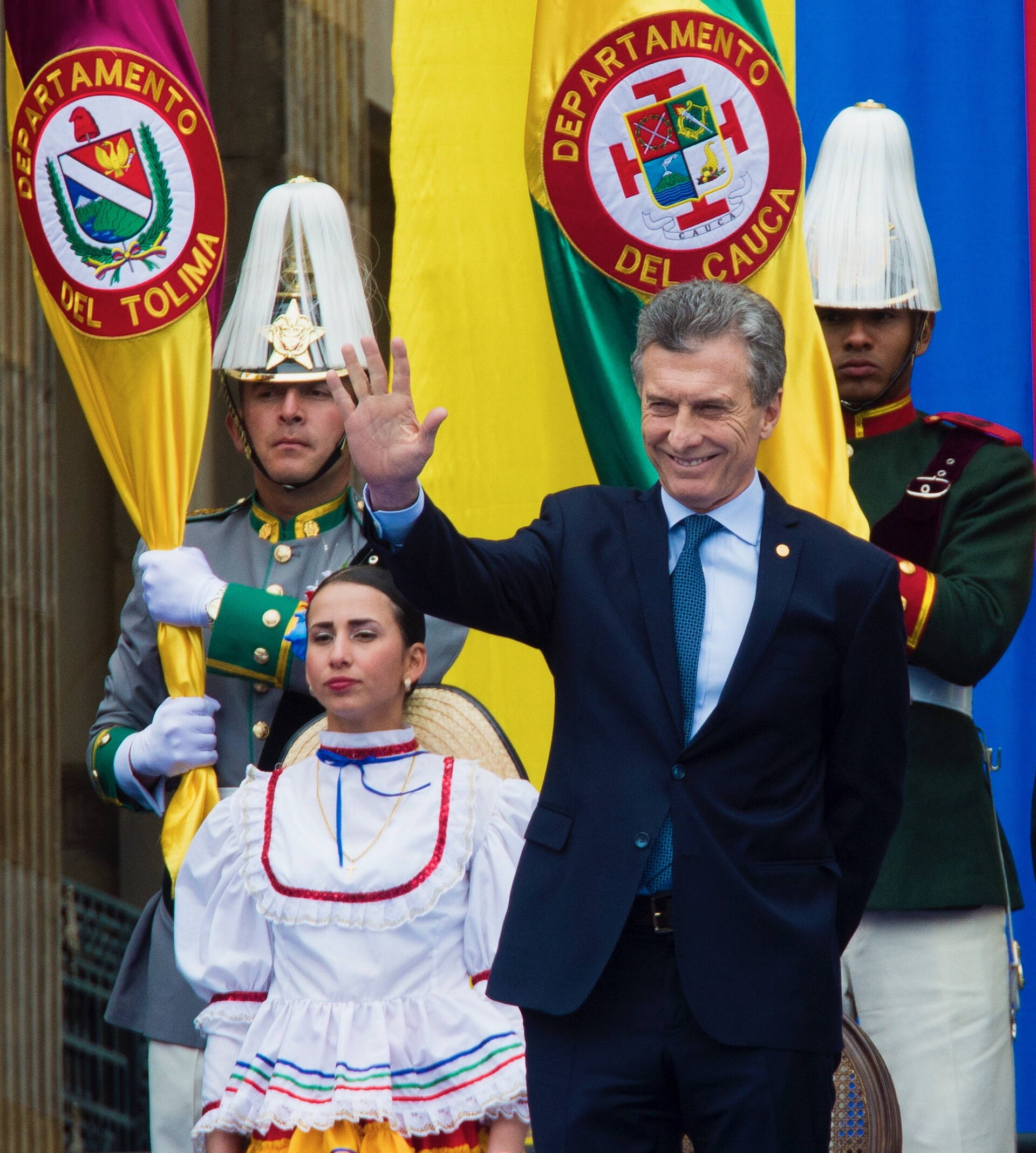 Macri asistió a la ceremonia de asunción del presidente de Colombia