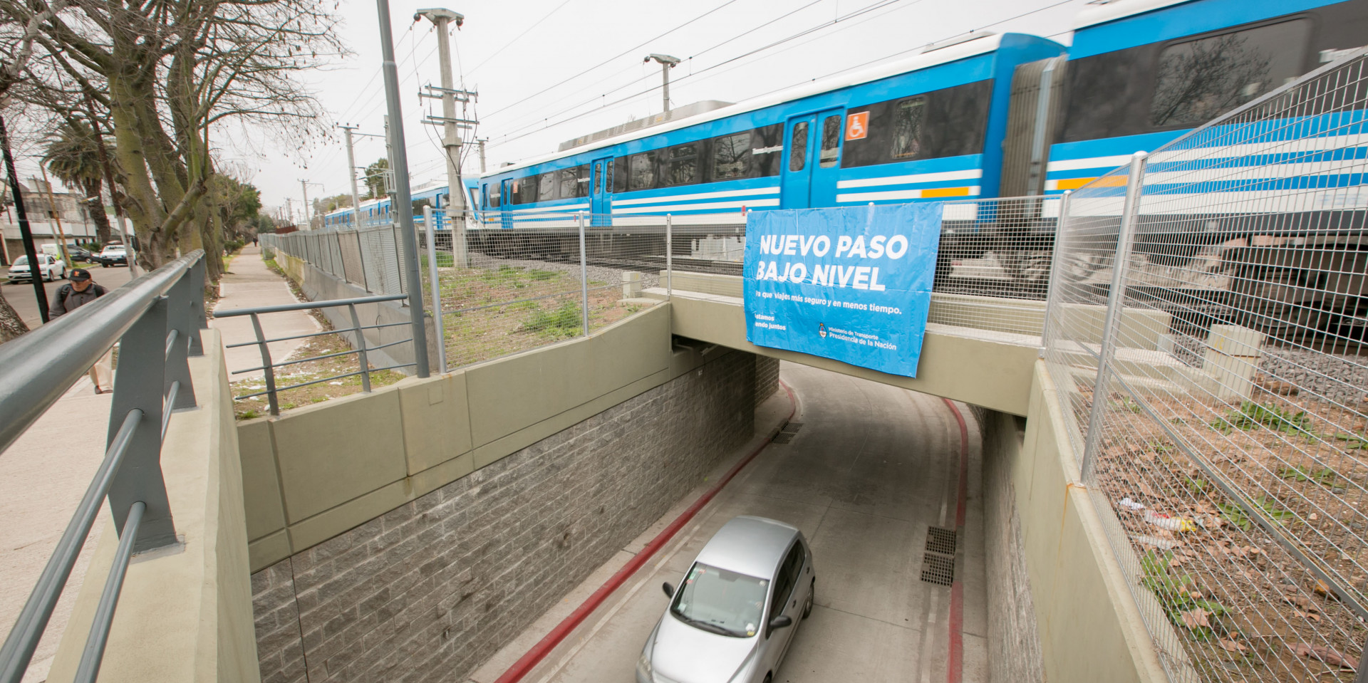 Se inauguró un paso bajo nivel en localidad bonaerense de Don Bosco