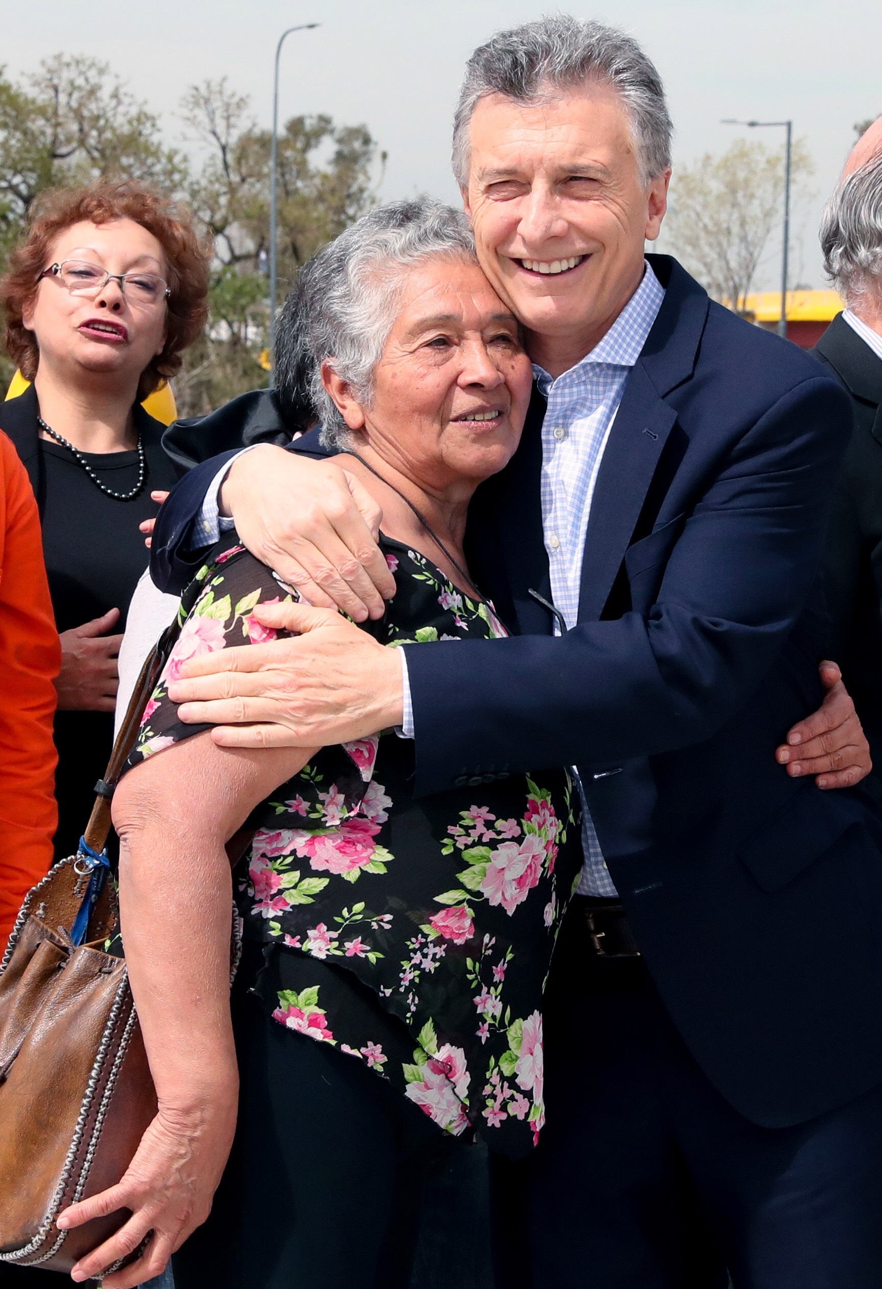 El presidente Macri encabezó el acto de inauguración de un puente entre la Capital y el Conurbano Sur