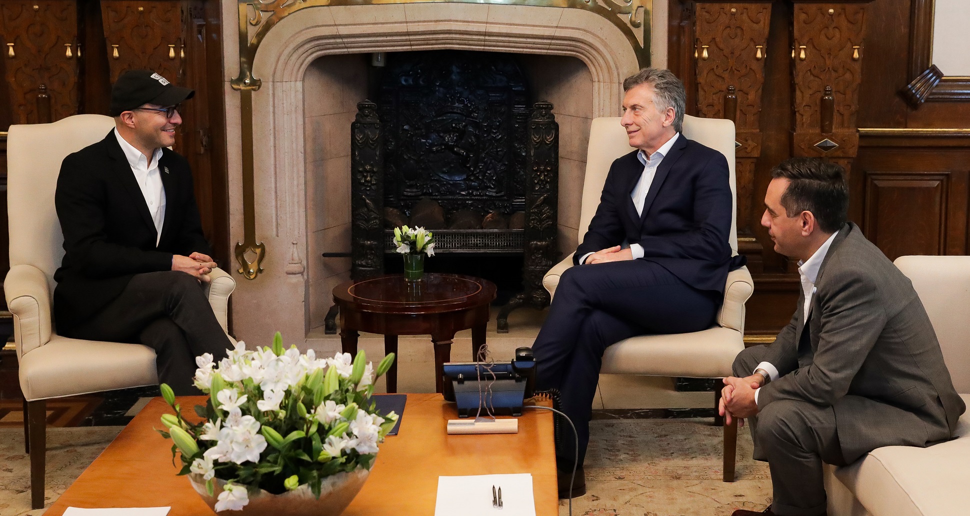 El presidente Mauricio Macri recibió al CEO y fundador de Code.org, Hadi Partovi