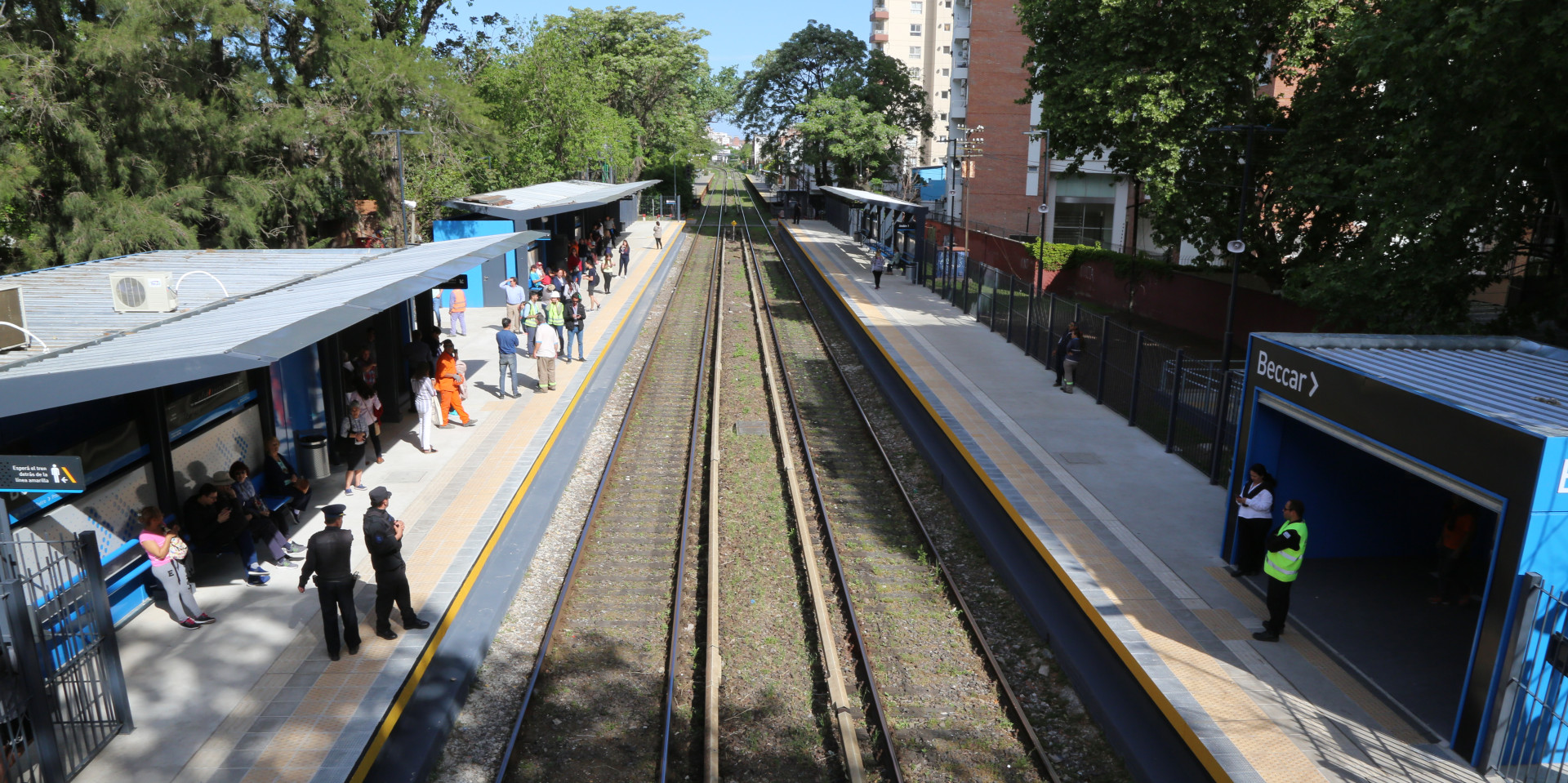 Se renovó estación de trenes de Beccar en la línea Mitre
