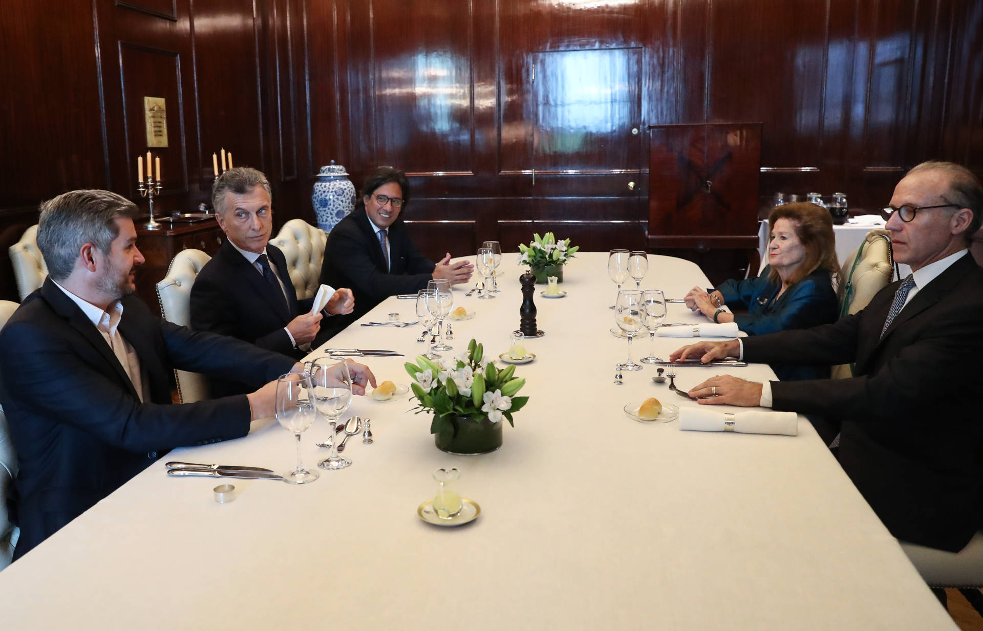 Macri compartió un almuerzo con autoridades de la Corte Suprema de Justicia