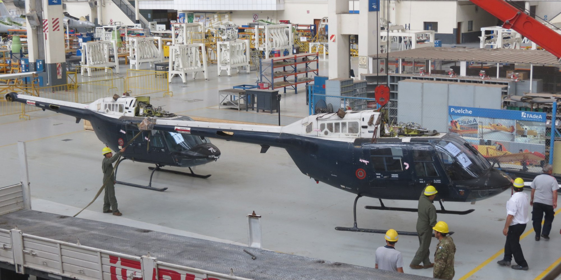 FAdeA inició tareas de mantenimiento en helicópteros del Ejército  
