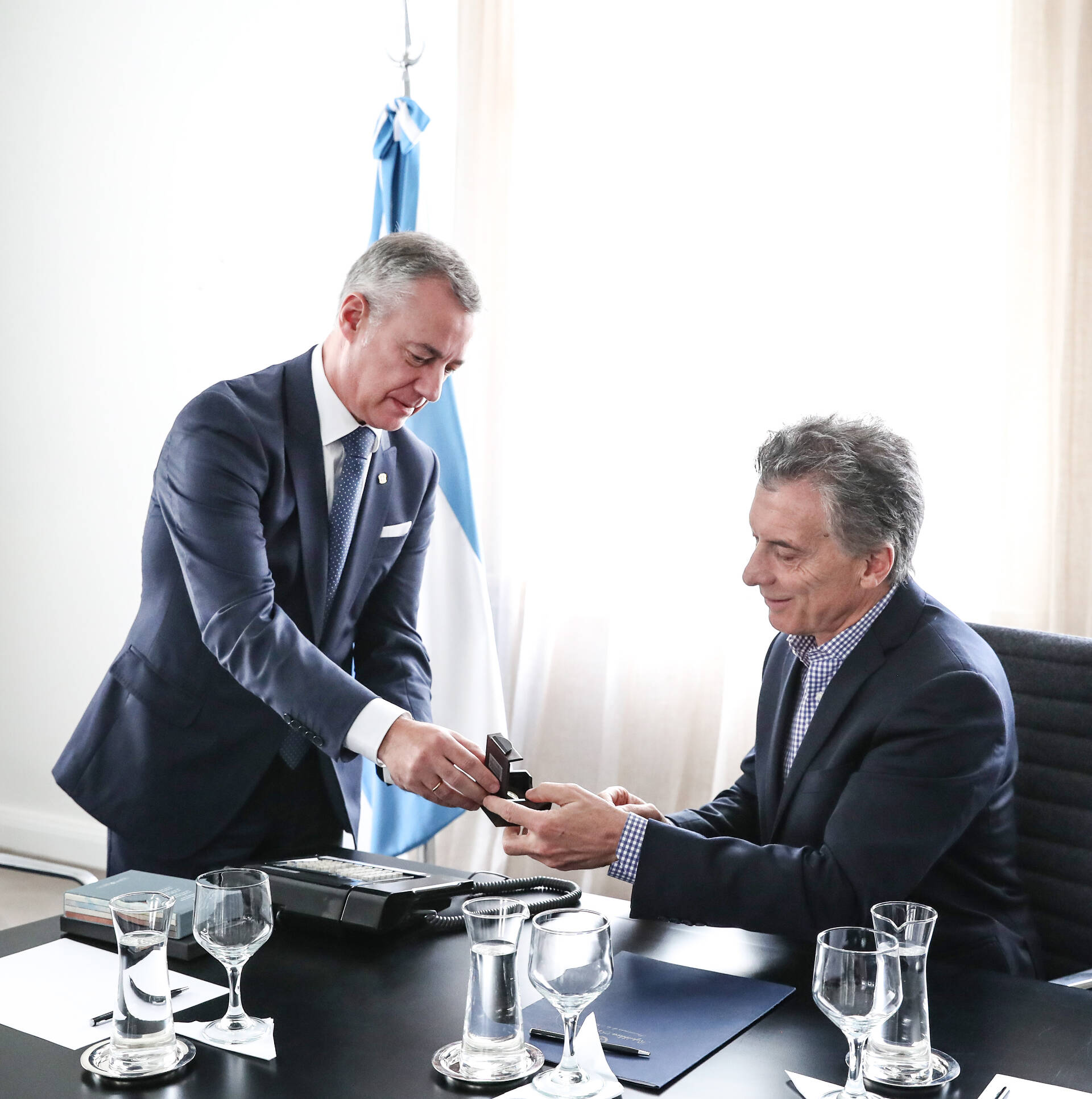 Macri recibió al presidente del Gobierno Vasco