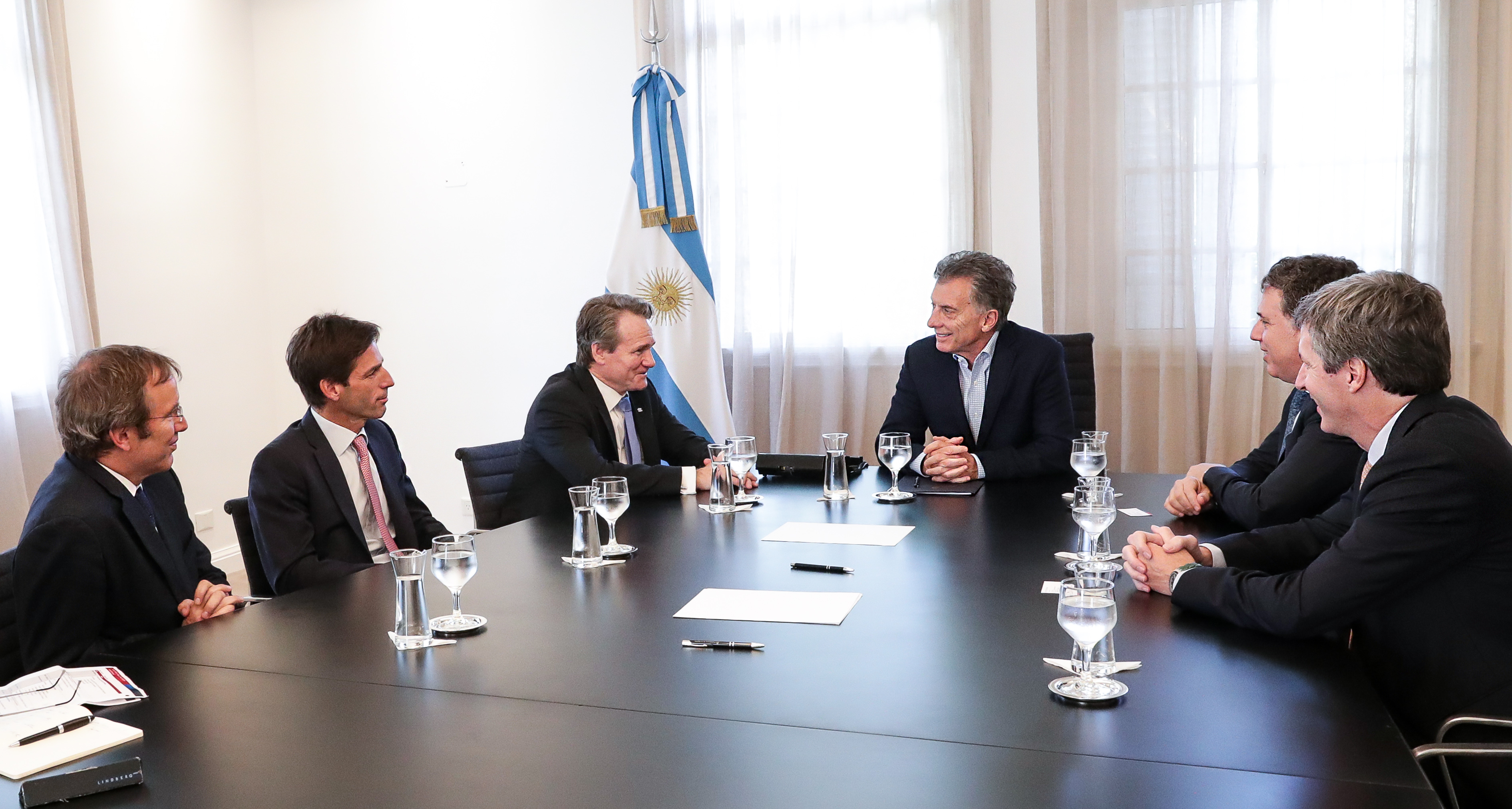 El presidente Macri recibió al CEO del Grupo Bank of America-Merril Lynch