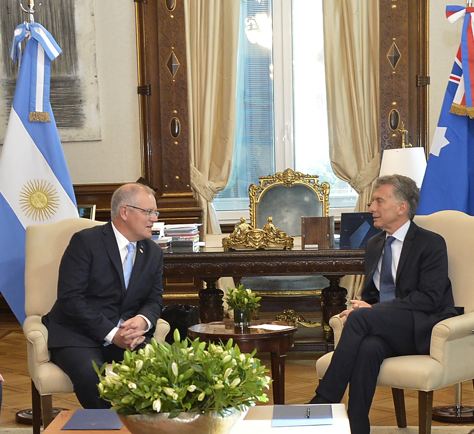 El presidente Macri recibió al premier de Australia