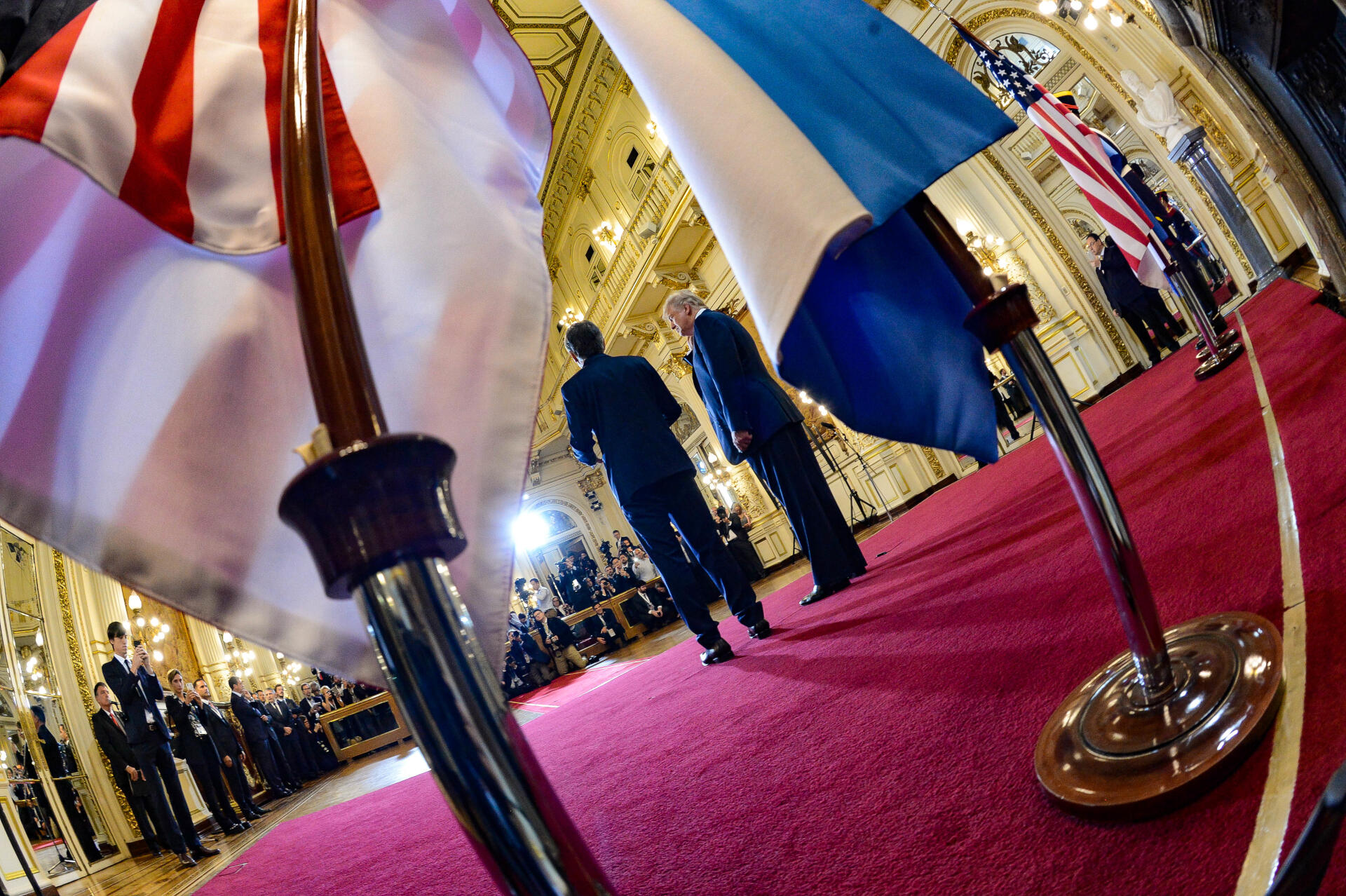 El presidente Macri le agradeció al presidente Trump su apoyo a la Argentina