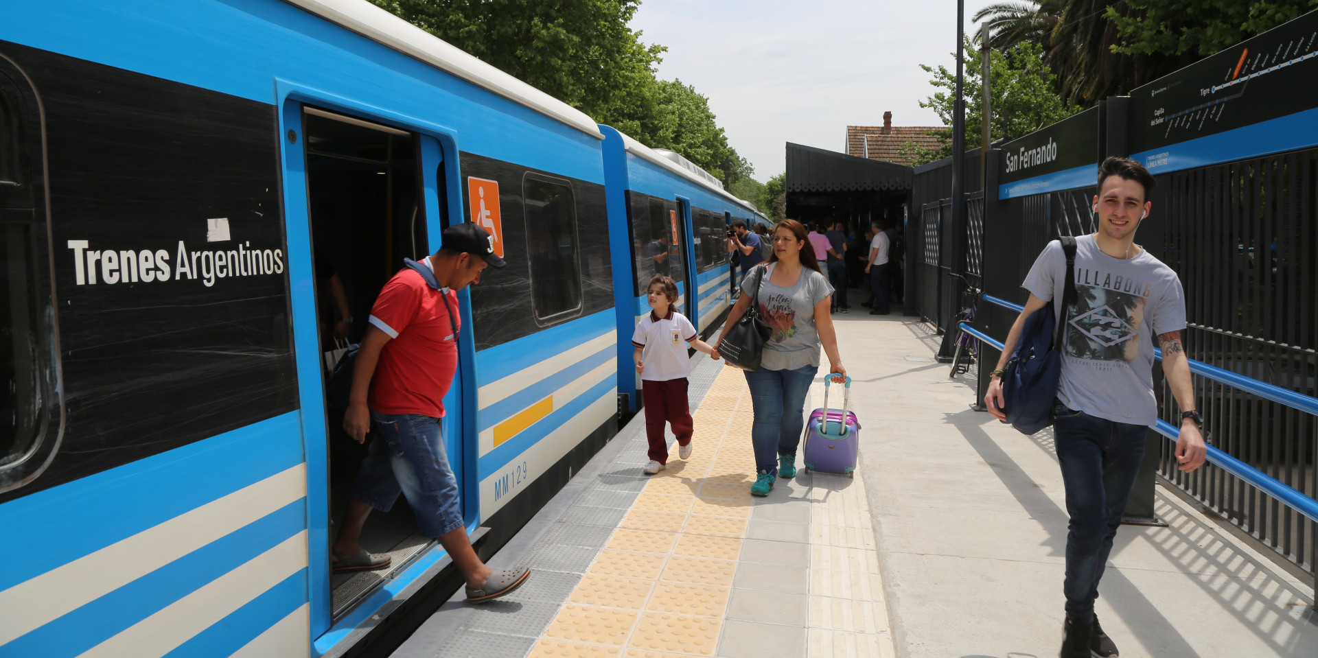 Renovaron la estación San Fernando del tren Mitre 