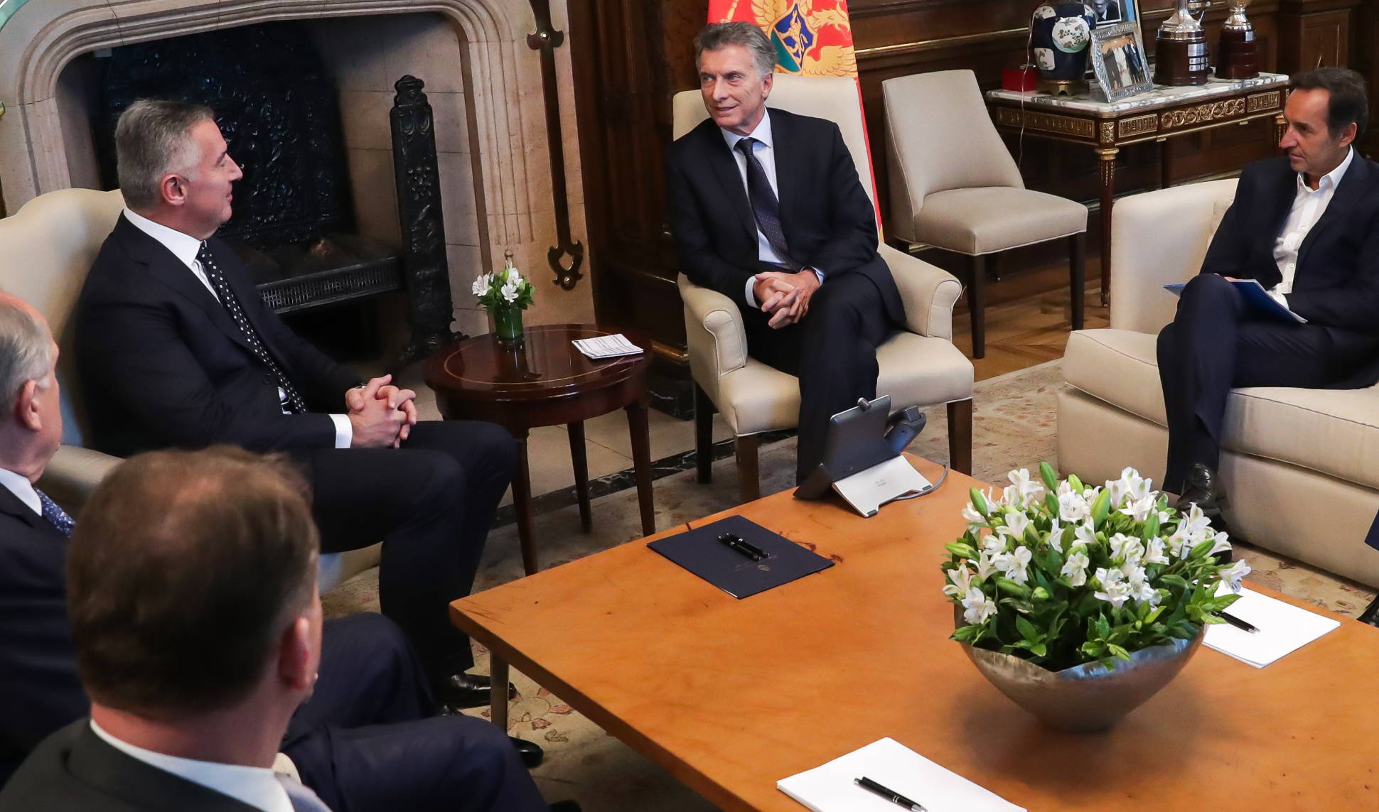 Macri recibió a su par de la República de Montenegro