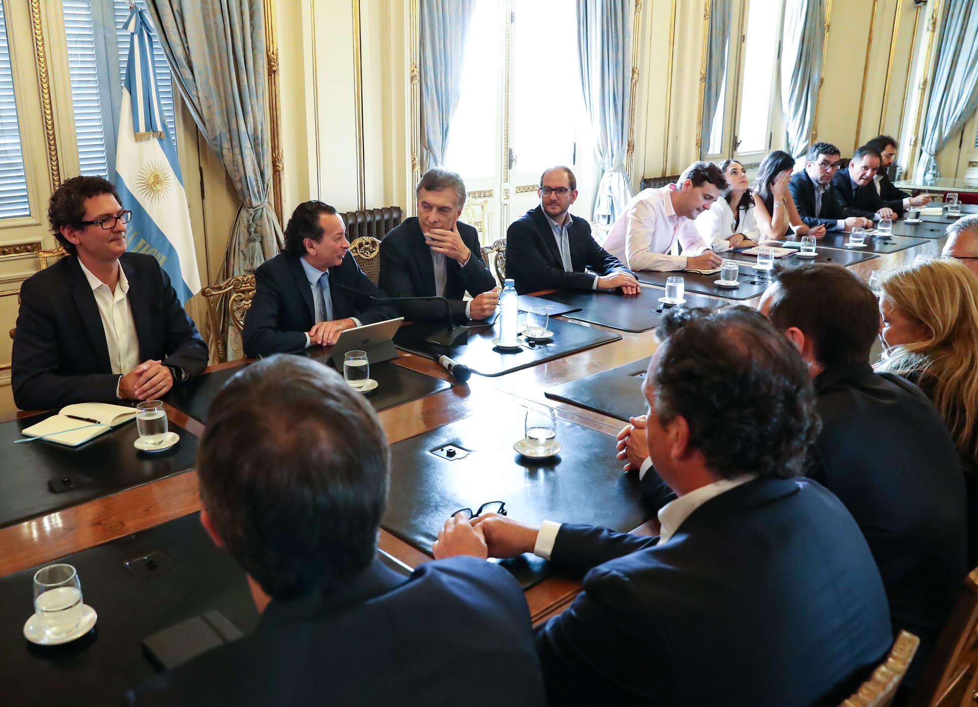 Macri encabezó una reunión economía del conocimiento