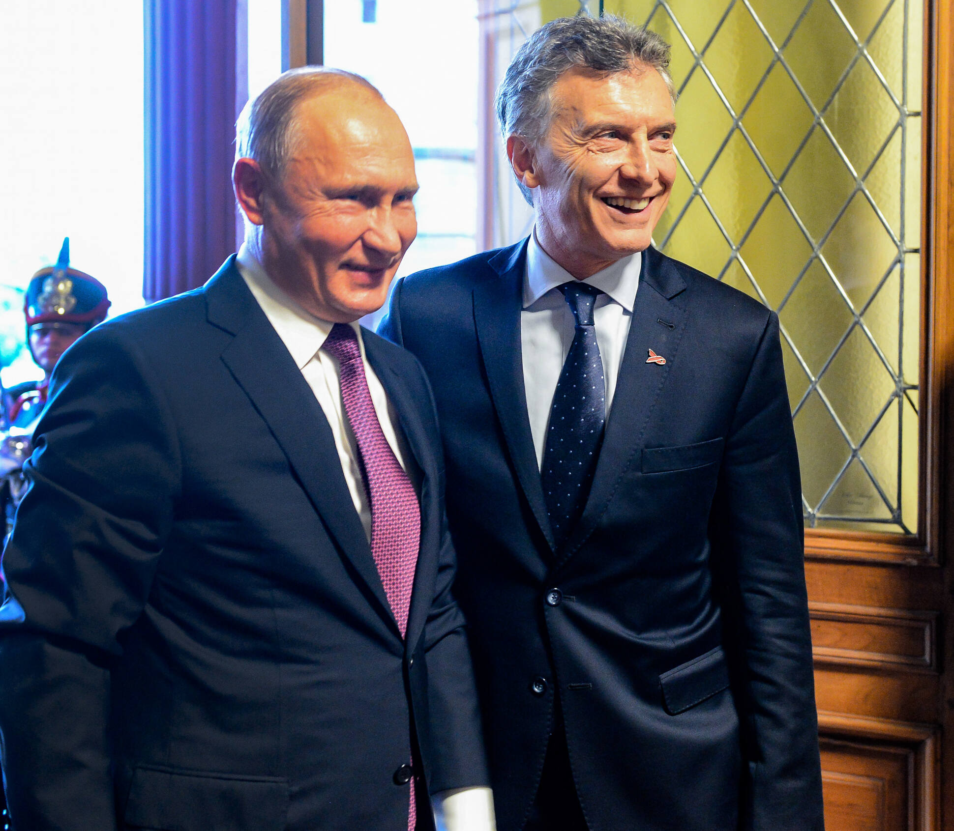 Macri se reunió con el presidente de Rusia, Vladimir Putin