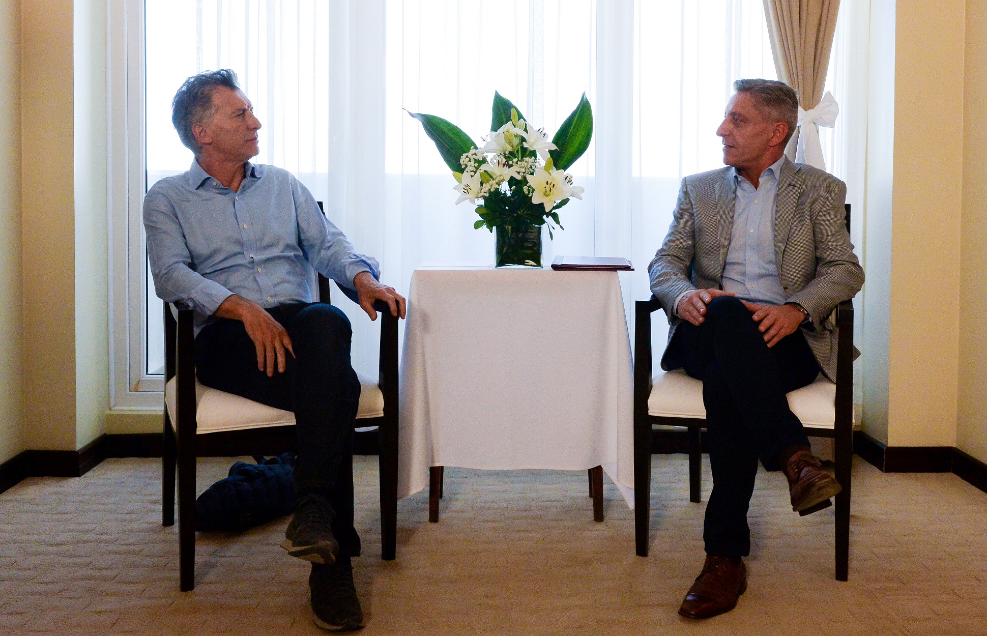 El presidente Macri se reunió con el gobernador de Chubut