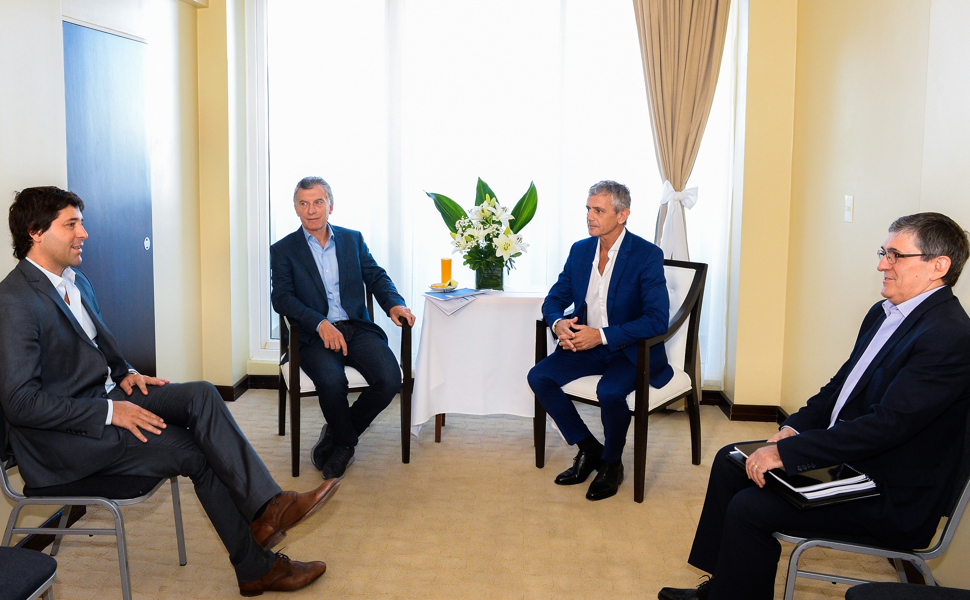 Macri se reunió con el vicegobernador de La Pampa