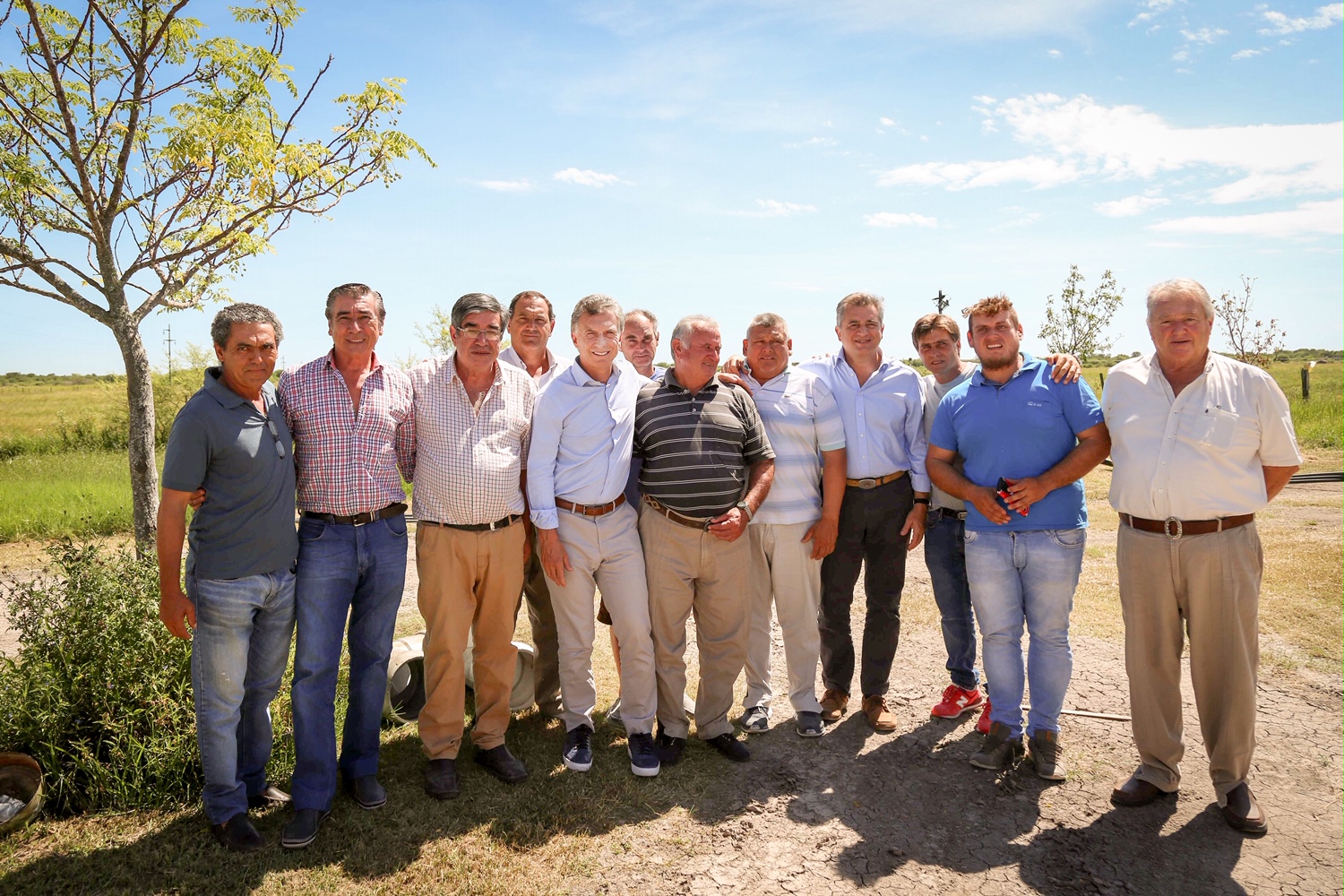 El Presidente se reunió con productores agropecuarios del norte de Santa Fe