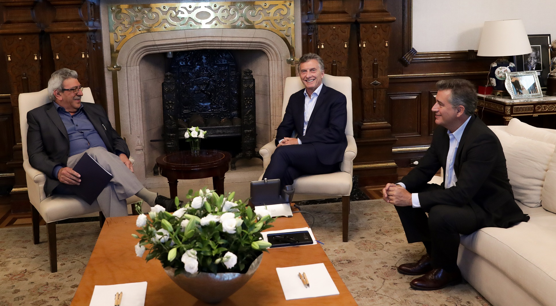 El presidente Macri recibió al secretario general de la Unión Argentina de Trabajadores Rurales