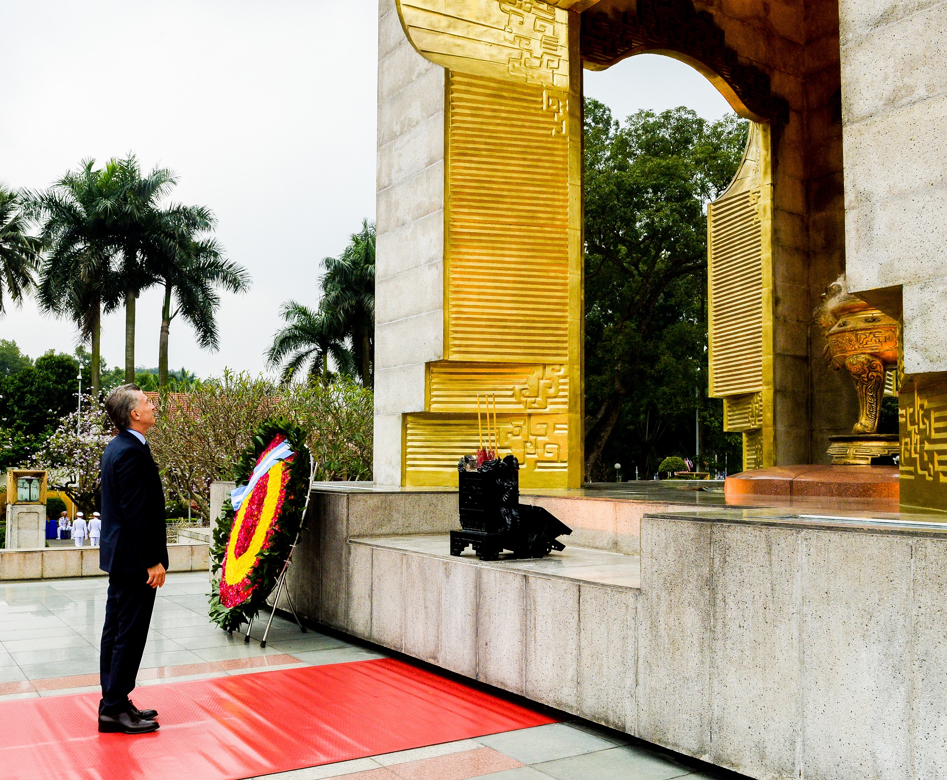 Homenaje del presidente Macri a Ho Chi Minh