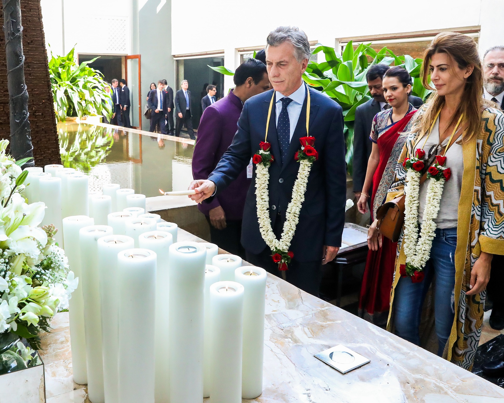 El Presidente rindió homenaje a las víctimas del atentado ocurrido en Mumbai en 2008