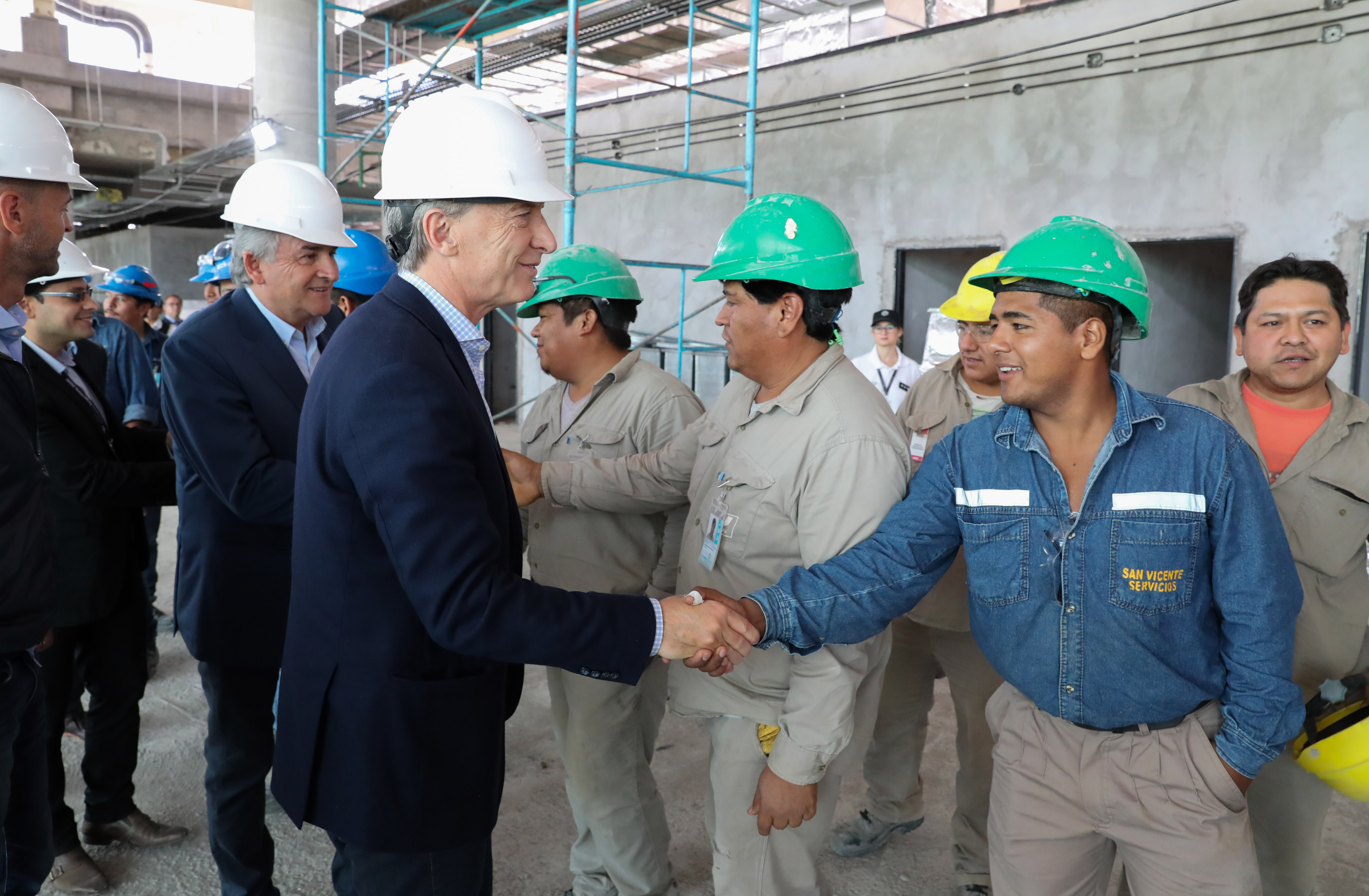 El presidente Macri recorrió las obras de ampliación y modernización del Aeropuerto de Jujuy