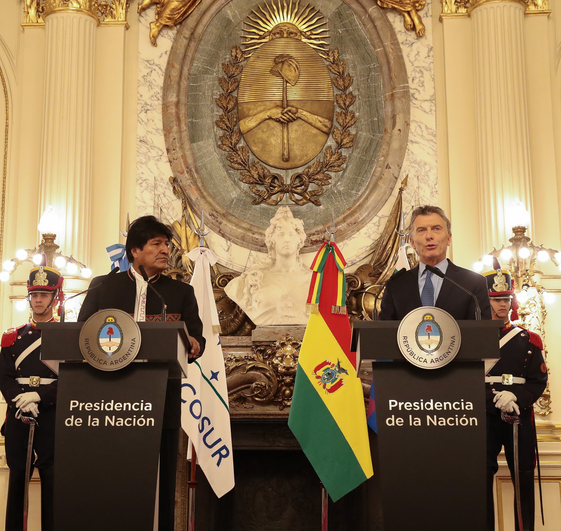 El presidente Macri recibió a su par de Bolivia