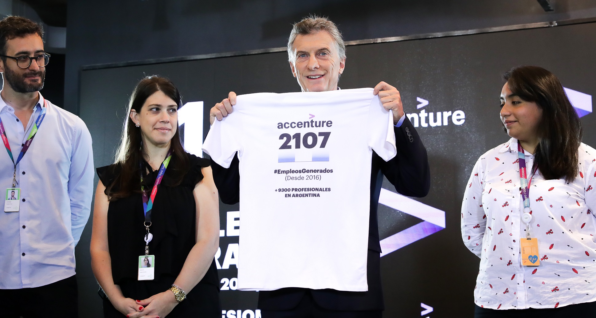 Macri encabezó la inauguración del nuevo edificio de Accenture que sumará 800 trabajadores