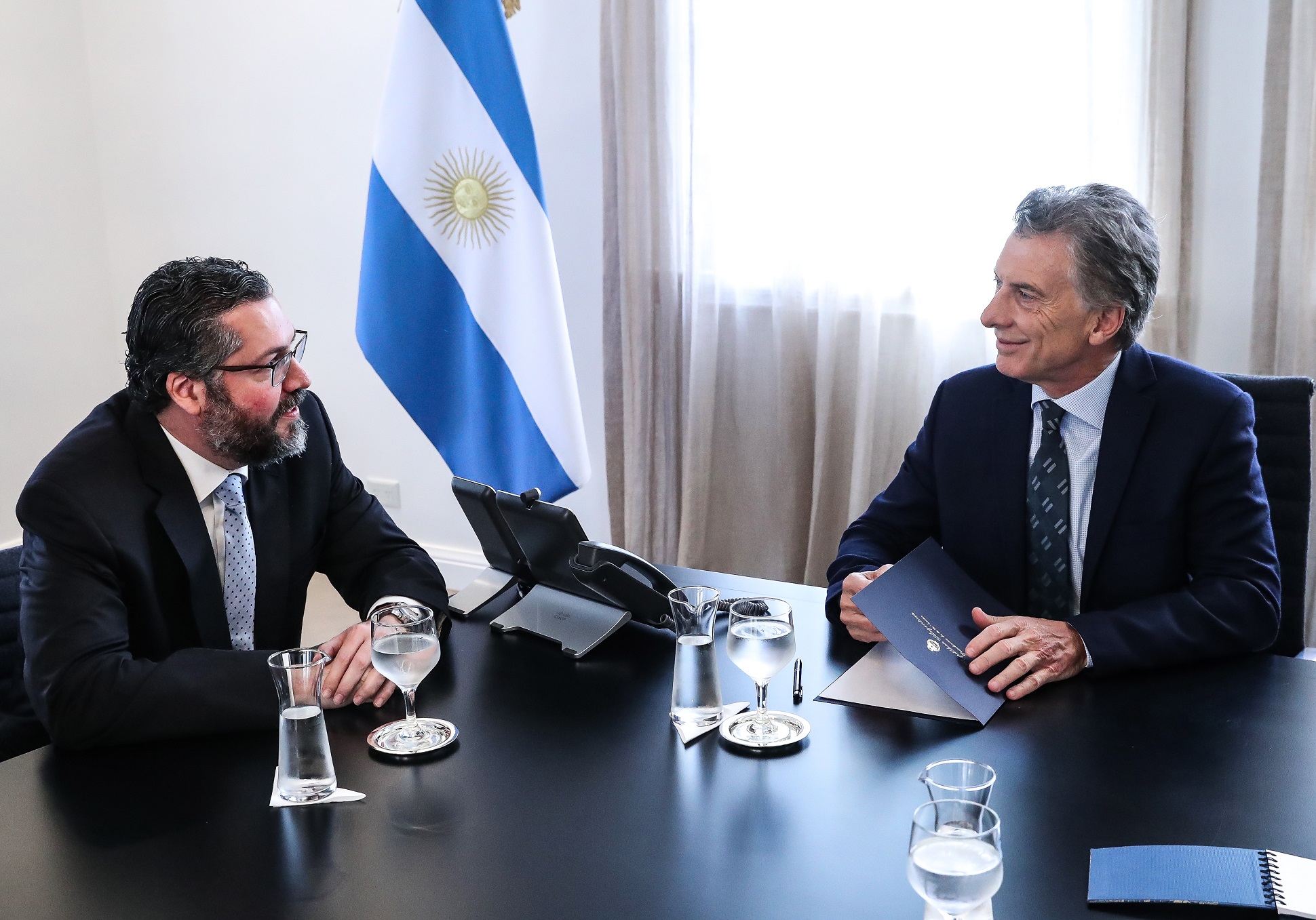 El presidente Macri recibió al canciller de Brasil