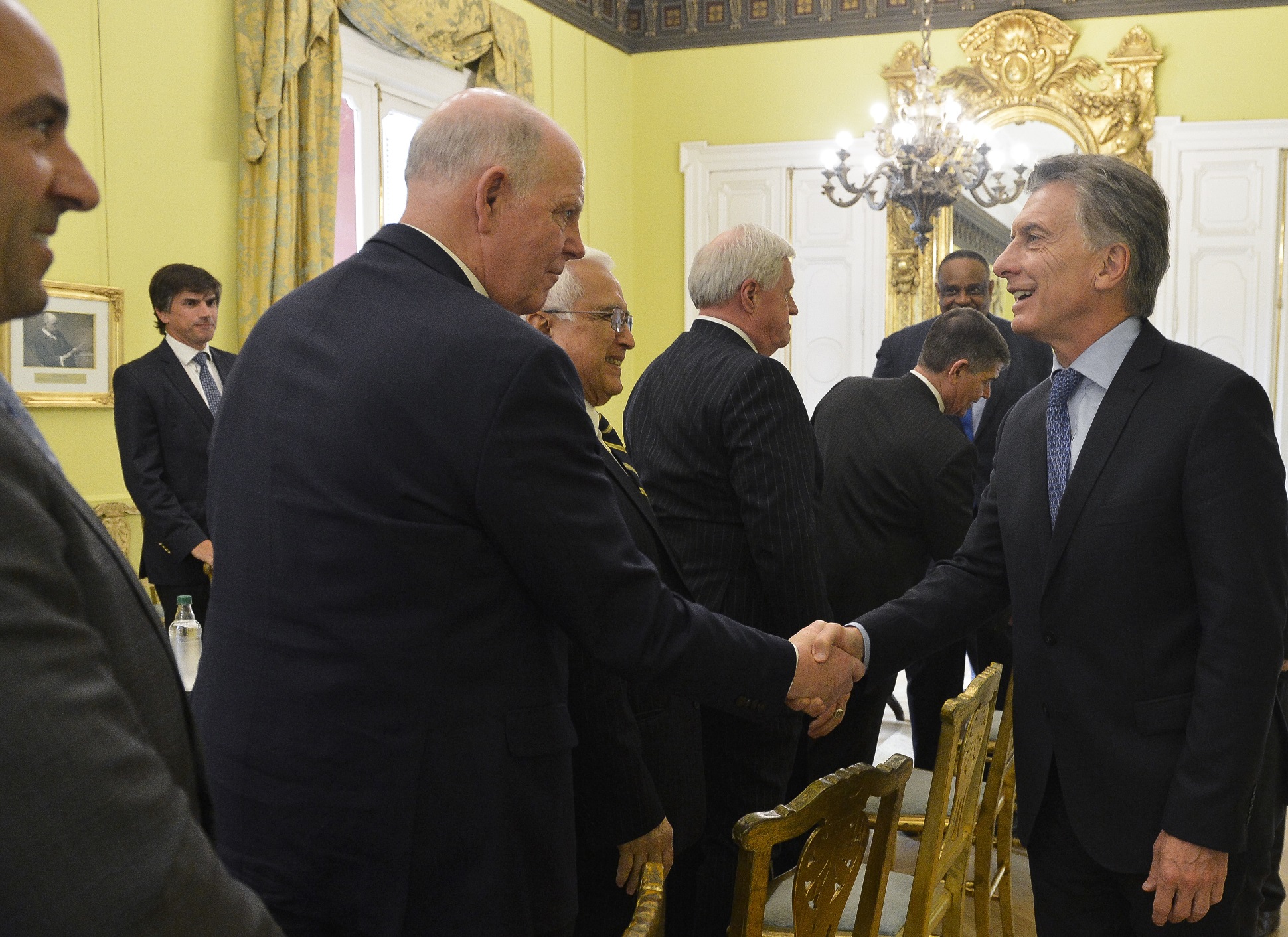Macri recibió a miembros de la Cámara de Representantes de los Estados Unidos 