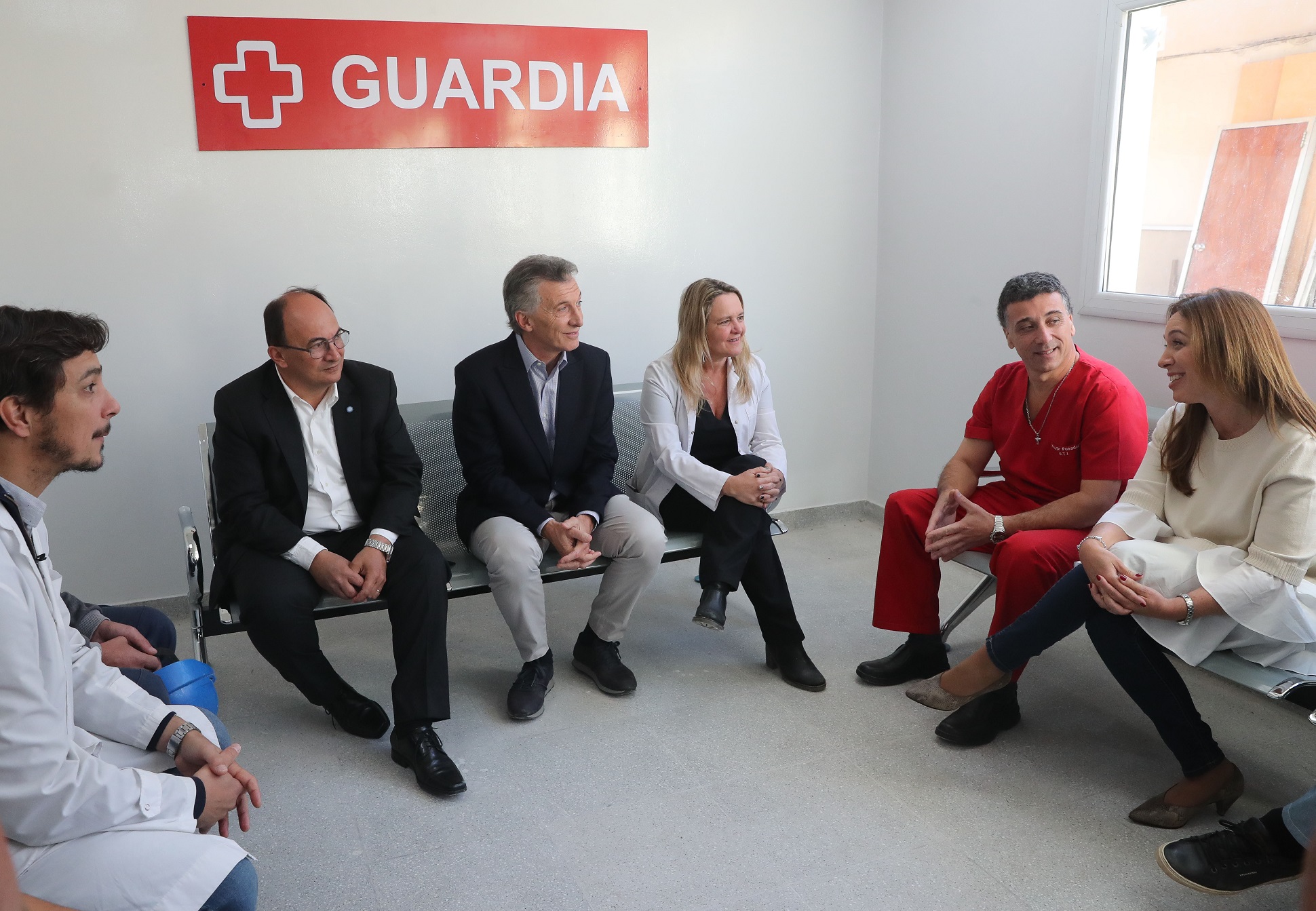El Presidente recorrió las obras del Hospital Zonal General Doctor Posadas de Saladillo