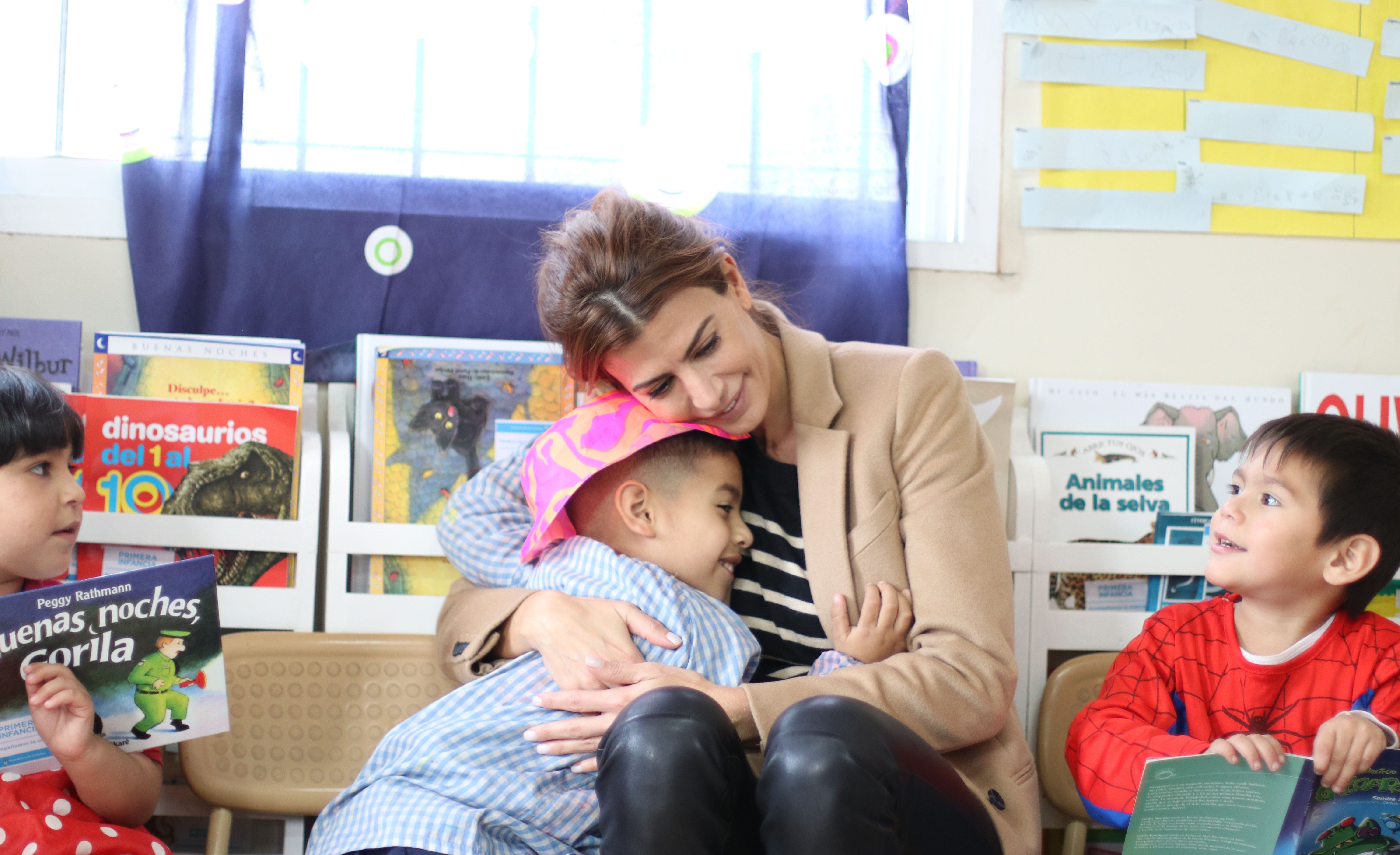 Juliana Awada visitó un Espacio de Primera Infancia en Temperley