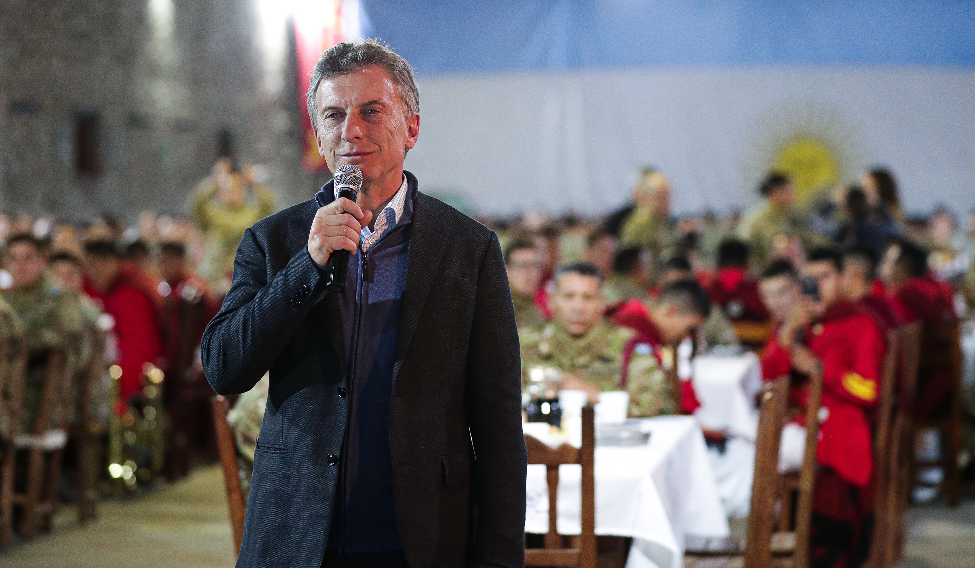 El presidente Macri felicitó a los efectivos del Ejército que prestan servicios en el operativo Integración Norte