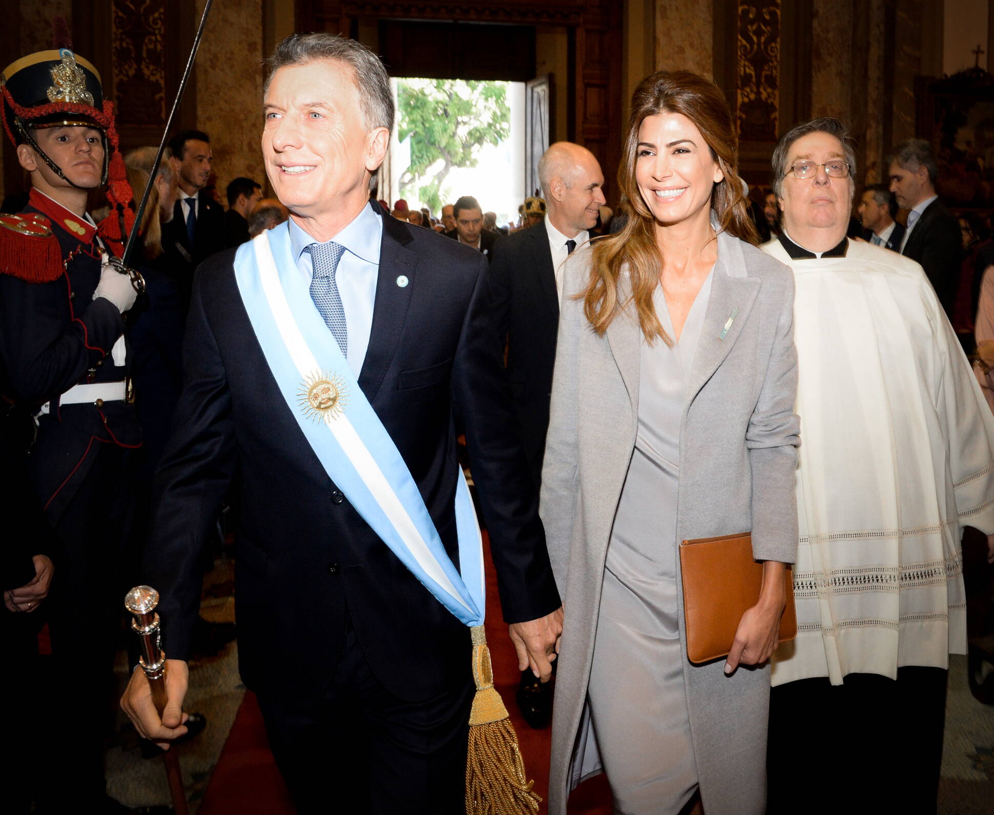 Awada y Macri asistieron al Tedeum por el 25 de Mayo en la Catedral