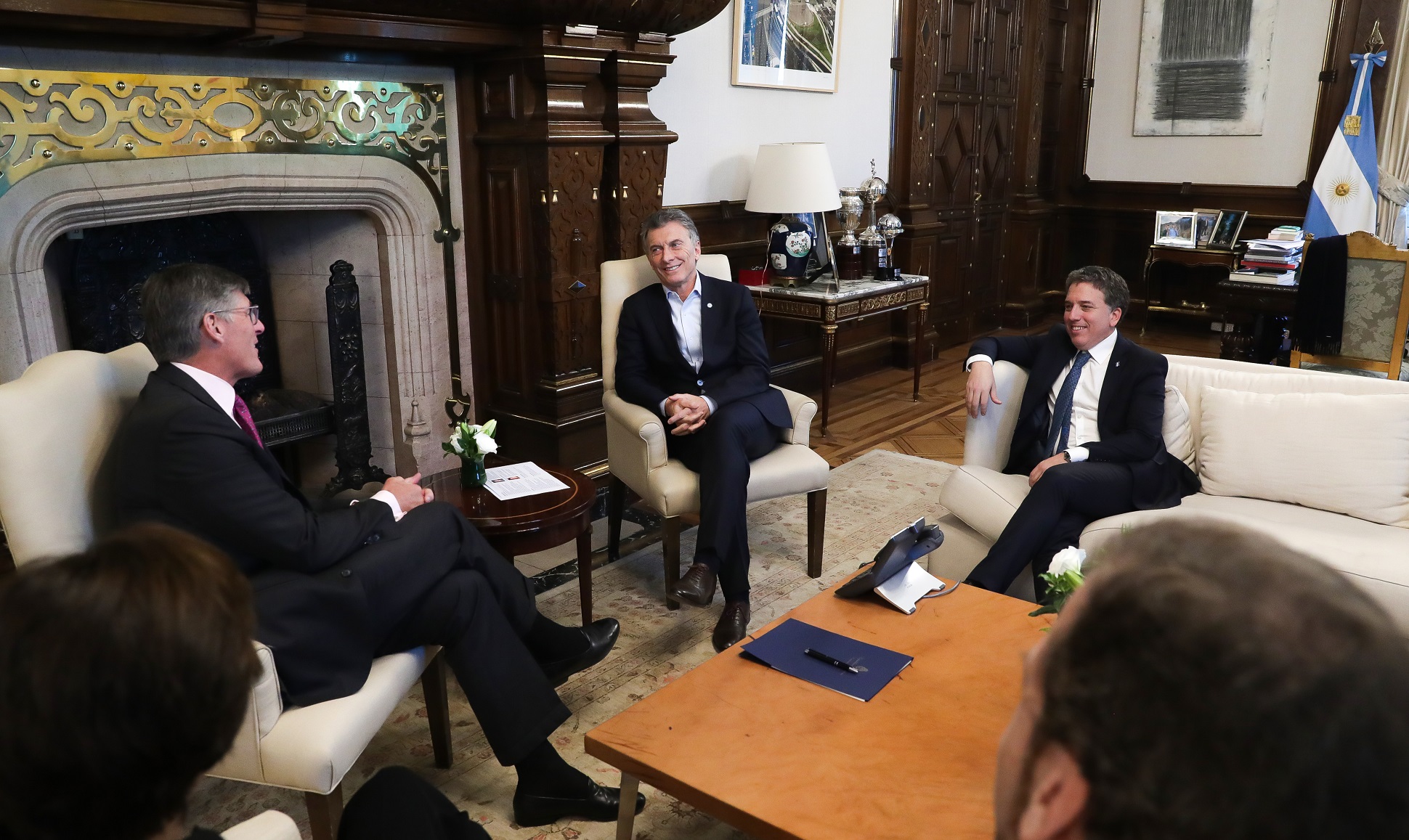 El presidente Macri recibió a autoridades del banco Citi