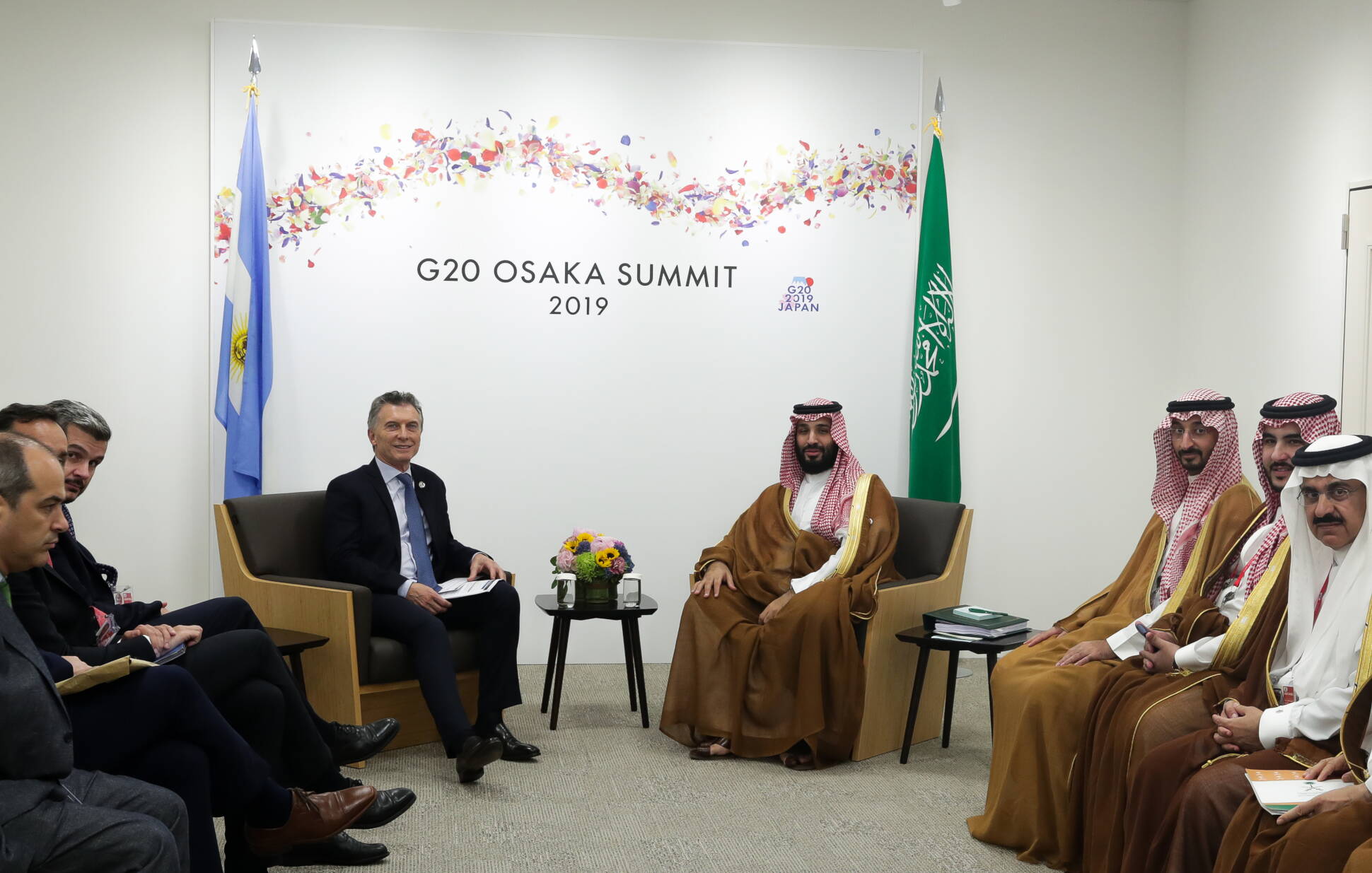 El presidente Macri se reunió con el Príncipe heredero de Arabia Saudita