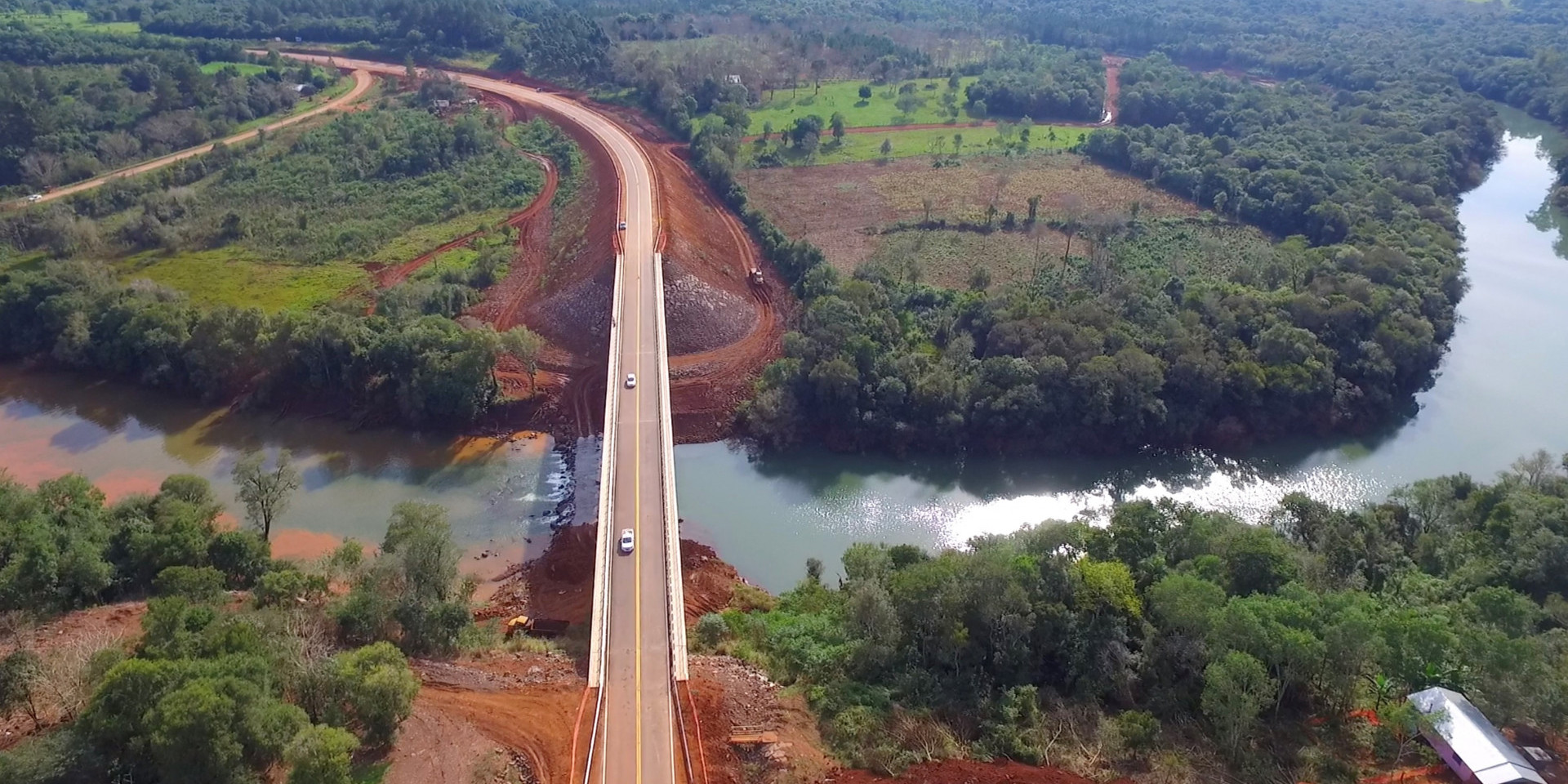 Vialidad Nacional terminó la construcción del puente sobre el arroyo Torto en Misiones