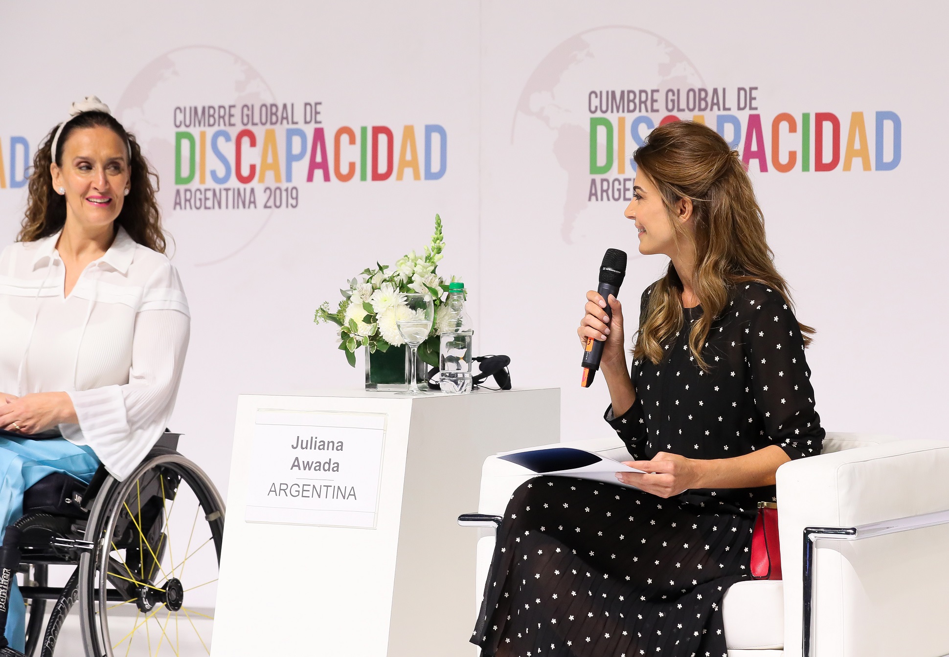 Juliana Awada participó de la apertura de la II Cumbre Global de Discapacidad