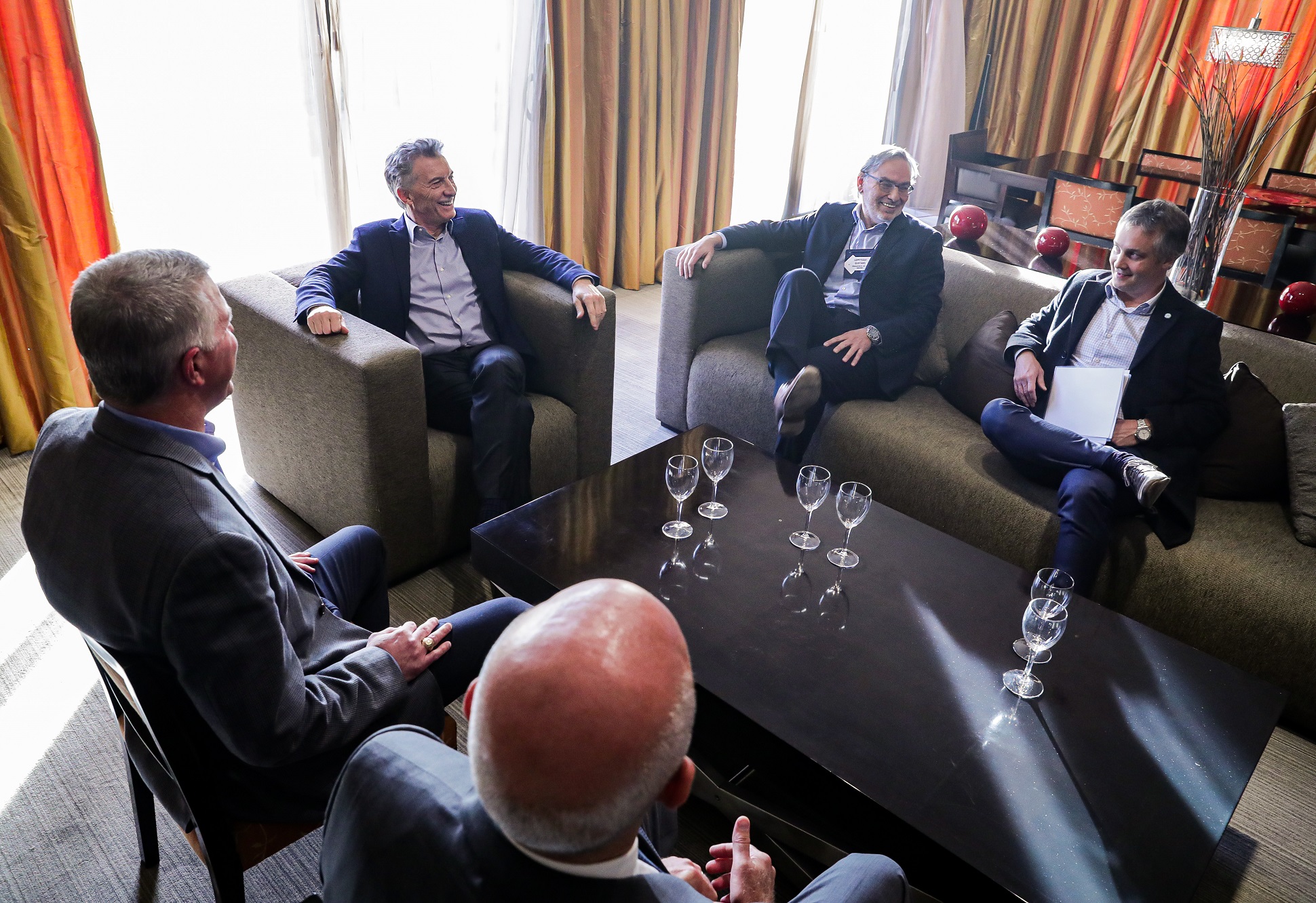 El presidente Macri se reunió con directivos de ExxonMobil