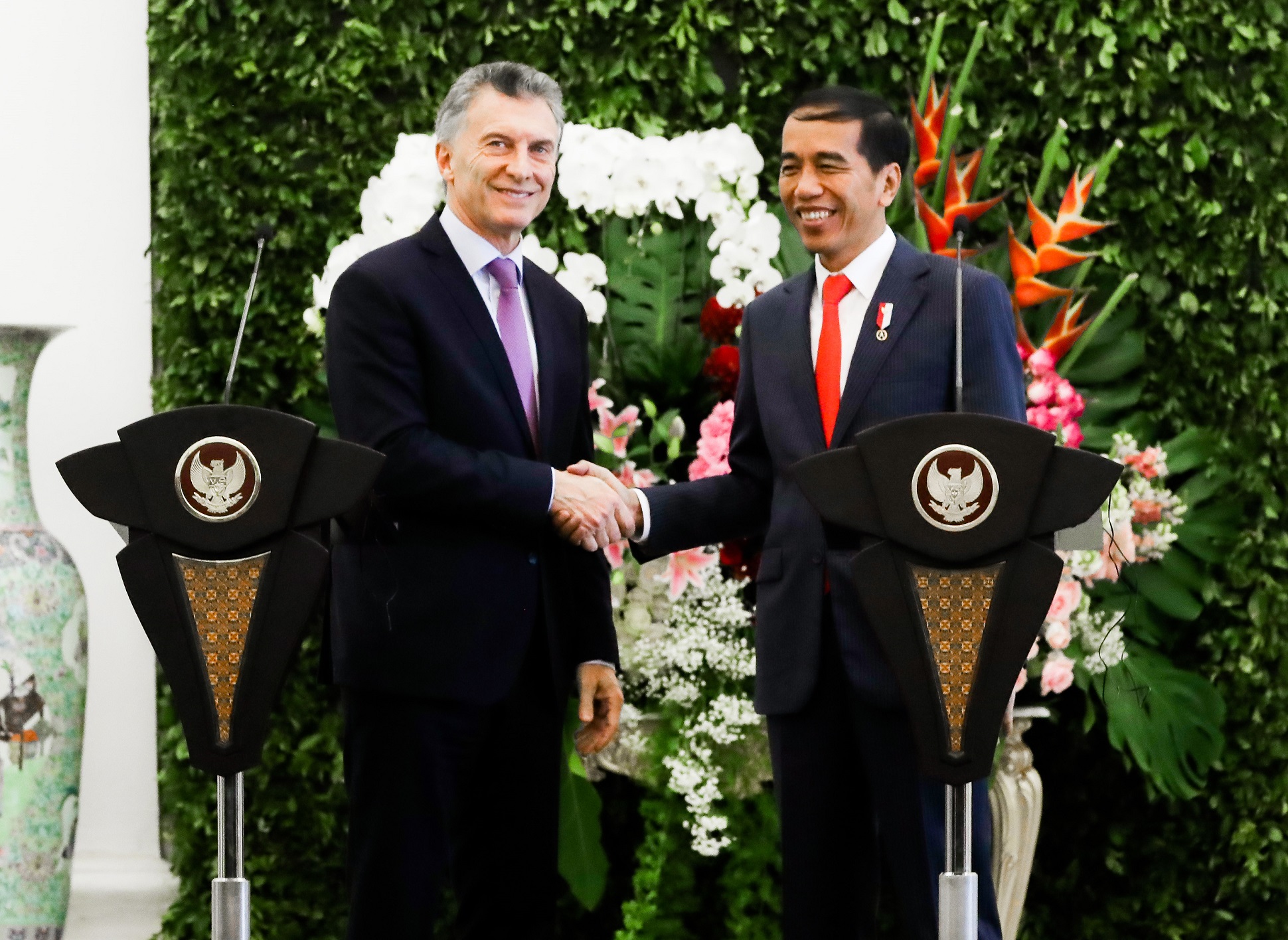 Macri: “Indonesia es un socio comercial clave para el presente y el futuro de la Argentina”