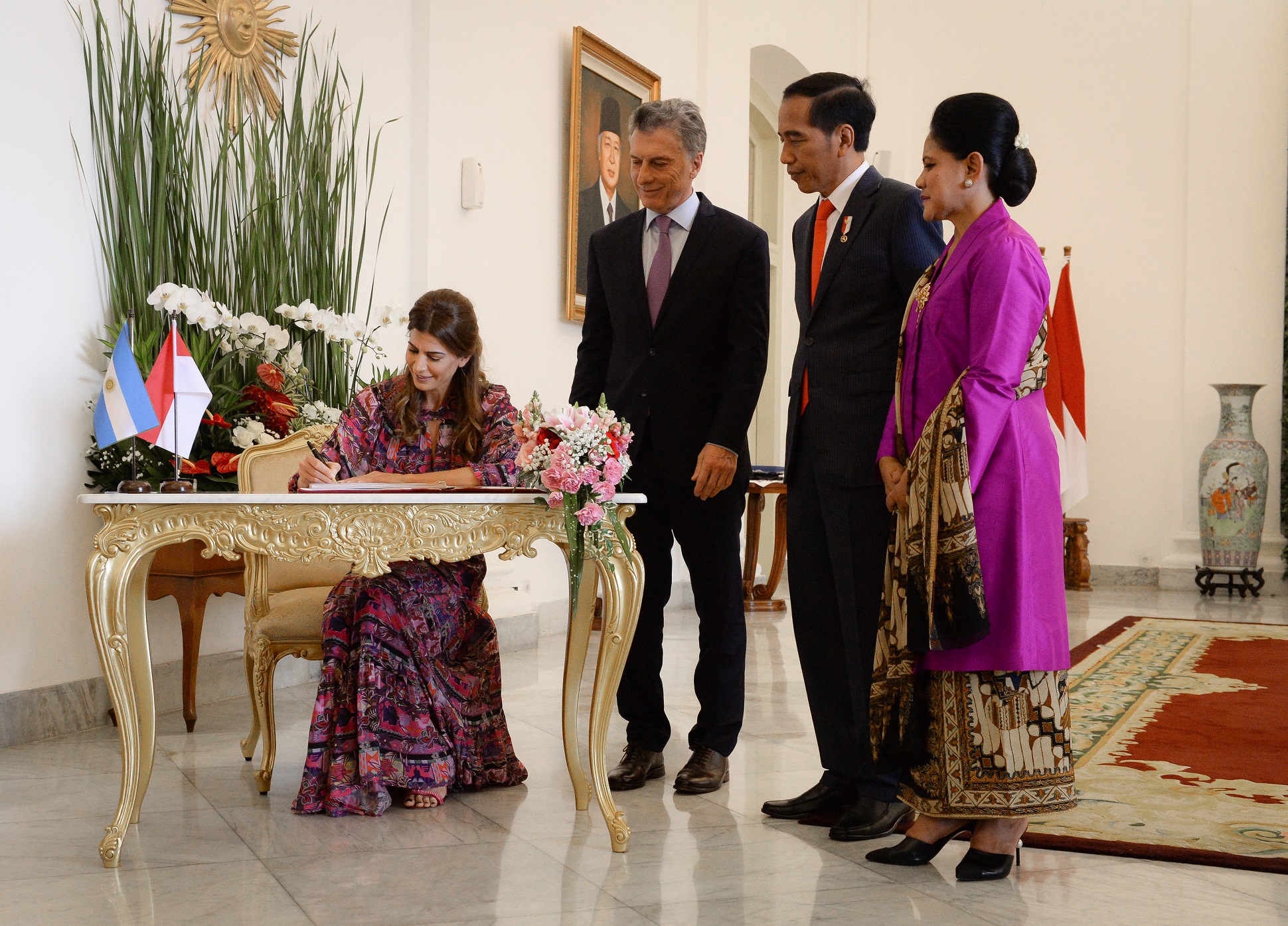 El Presidente y la Primera Dama realizaron una visita de Estado a Indonesia