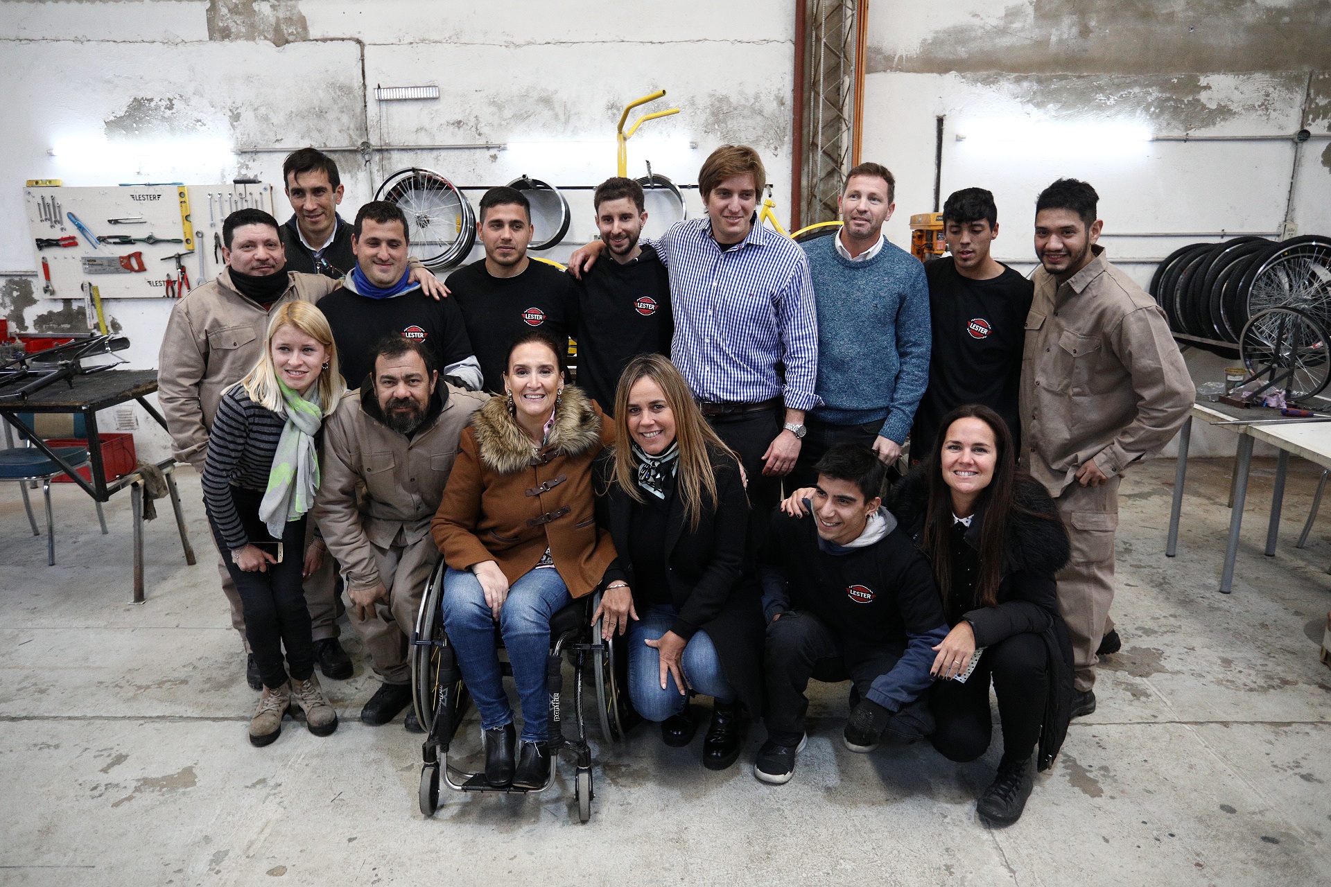 Michetti en Rosario: visitó emprendimientos inclusivos